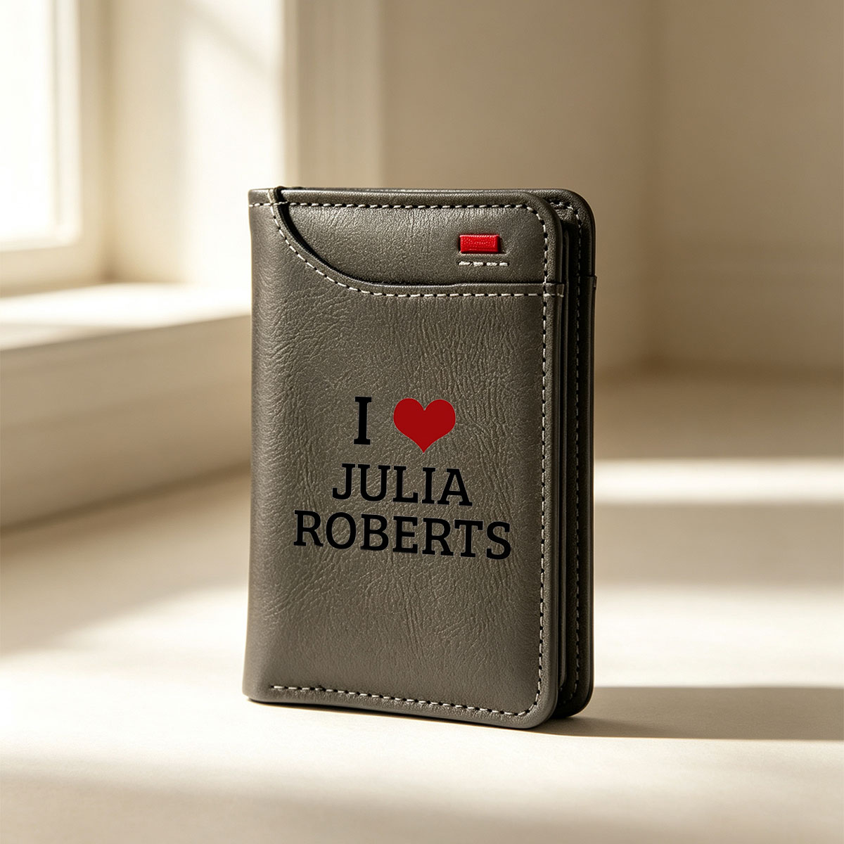 I Love Julia Roberts - Vertical Style Wallet