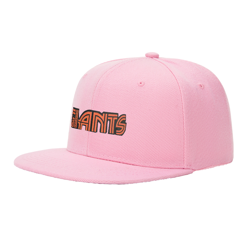 Flat Brim Baseball Cap Giants Logo Print Streetwear Underground Skate Style for Basketball Court Skate Park Urban Lifestyle Skaters Rappers Streetwear Enthusiasts