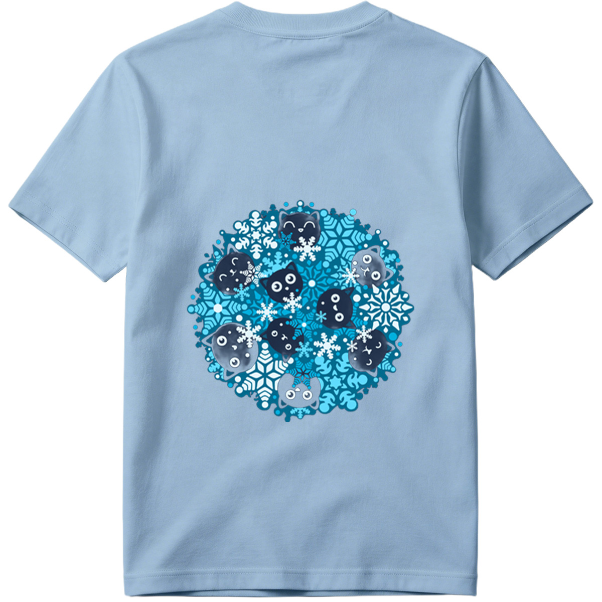 Pusheen Snowflake Pattern - Tee