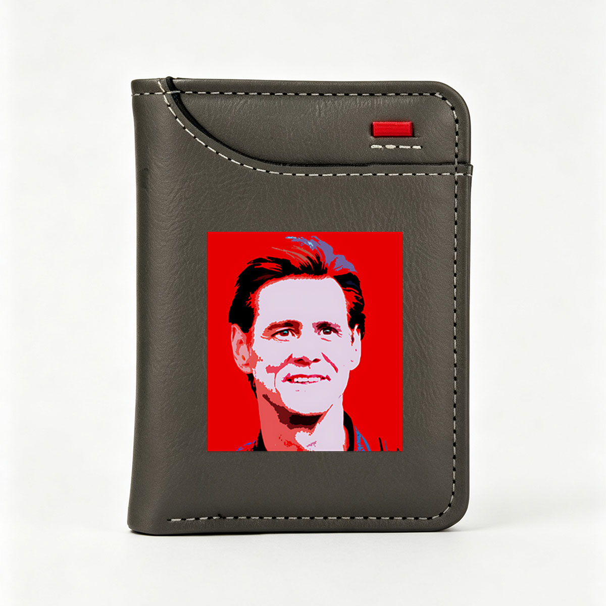 Jim Carrey Pop Art Portrait - Vertical Style Wallet