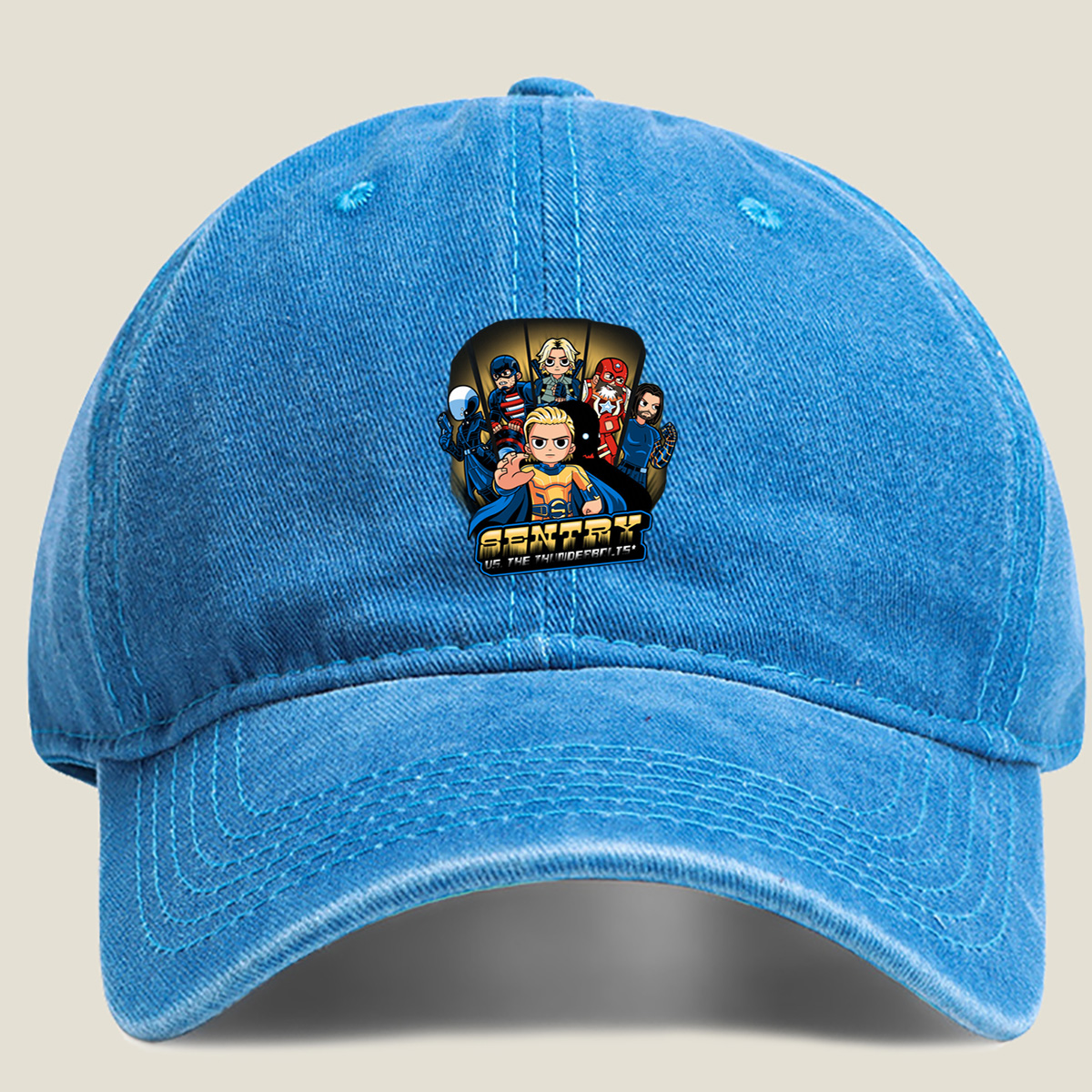 Spentrix vs. The Thunderbolts - Washed Denim - Baseball Cap