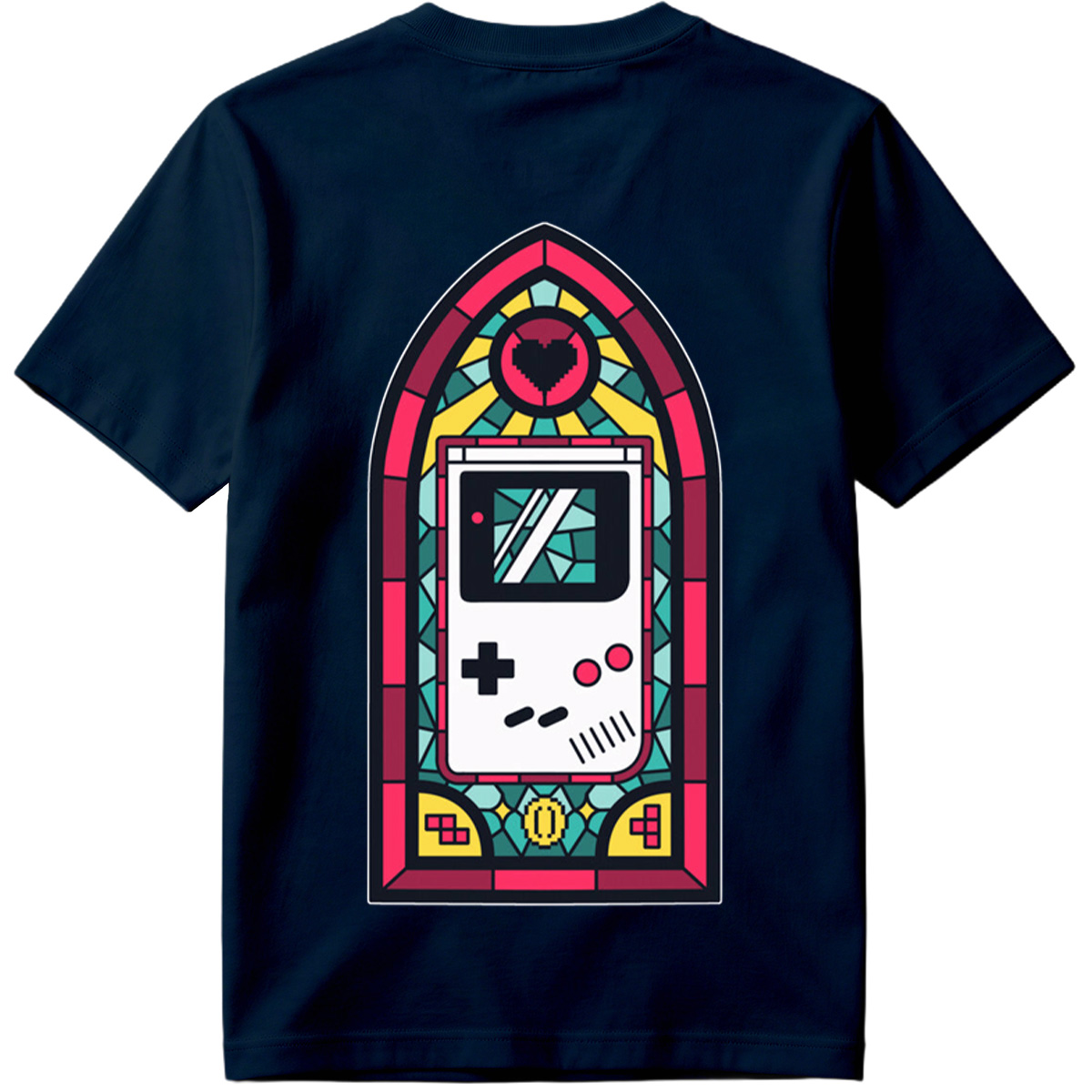 Stained Glass Game Boy - Tee