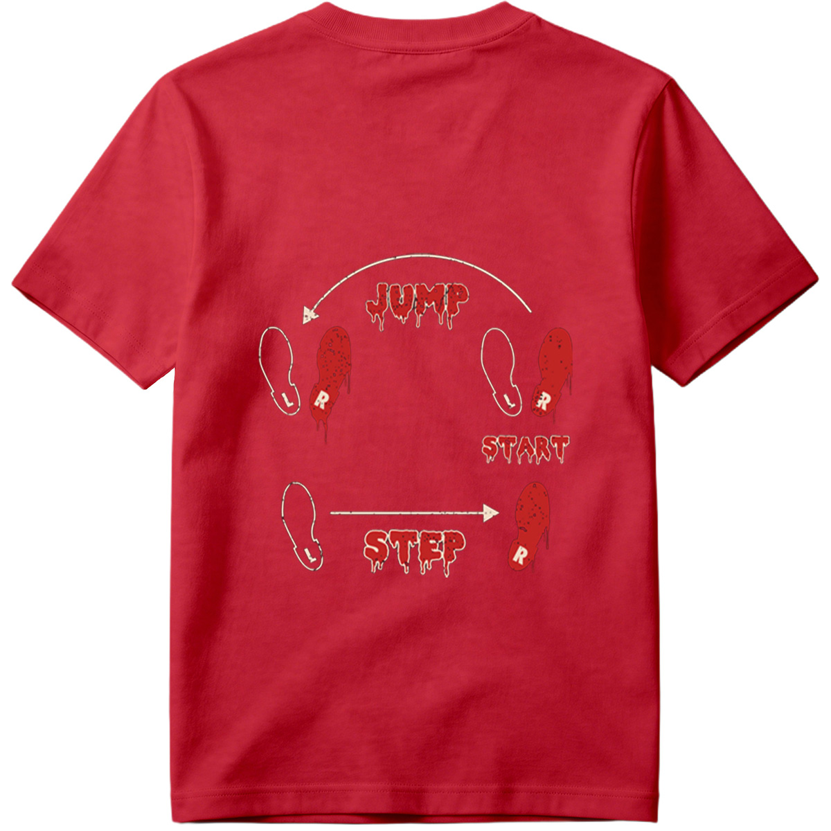 Jump Step Start: Footprint Dance Move Guide - Tee