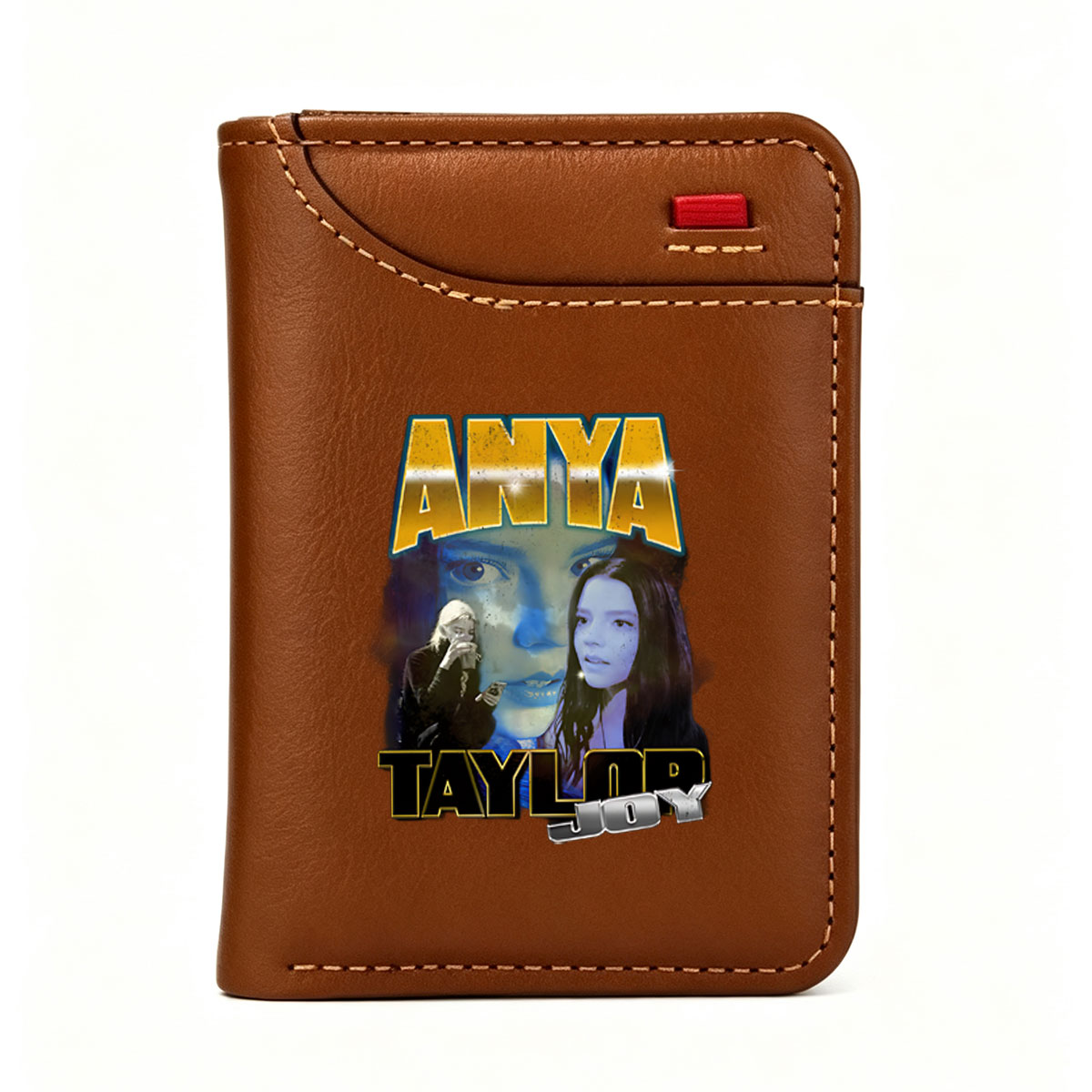 Anya Taylor-Joy: Celestial Portrait and Character Fusion - Vertical Style Wallet