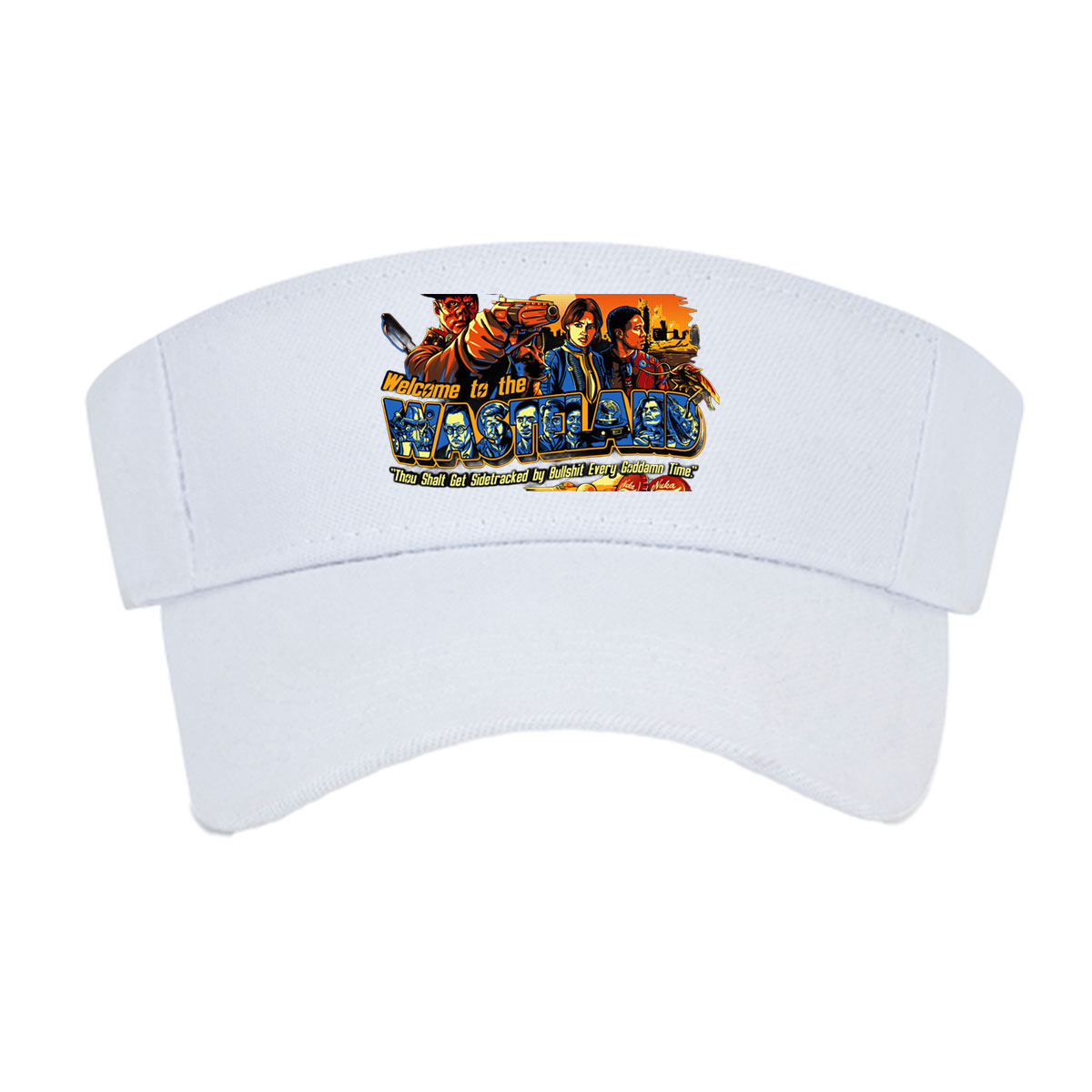 Welcome to the Wasteland: Post-Apocalyptic Survivors, Nuka-Cola, and Iconic Characters in a Dystopian World -  Visor cap