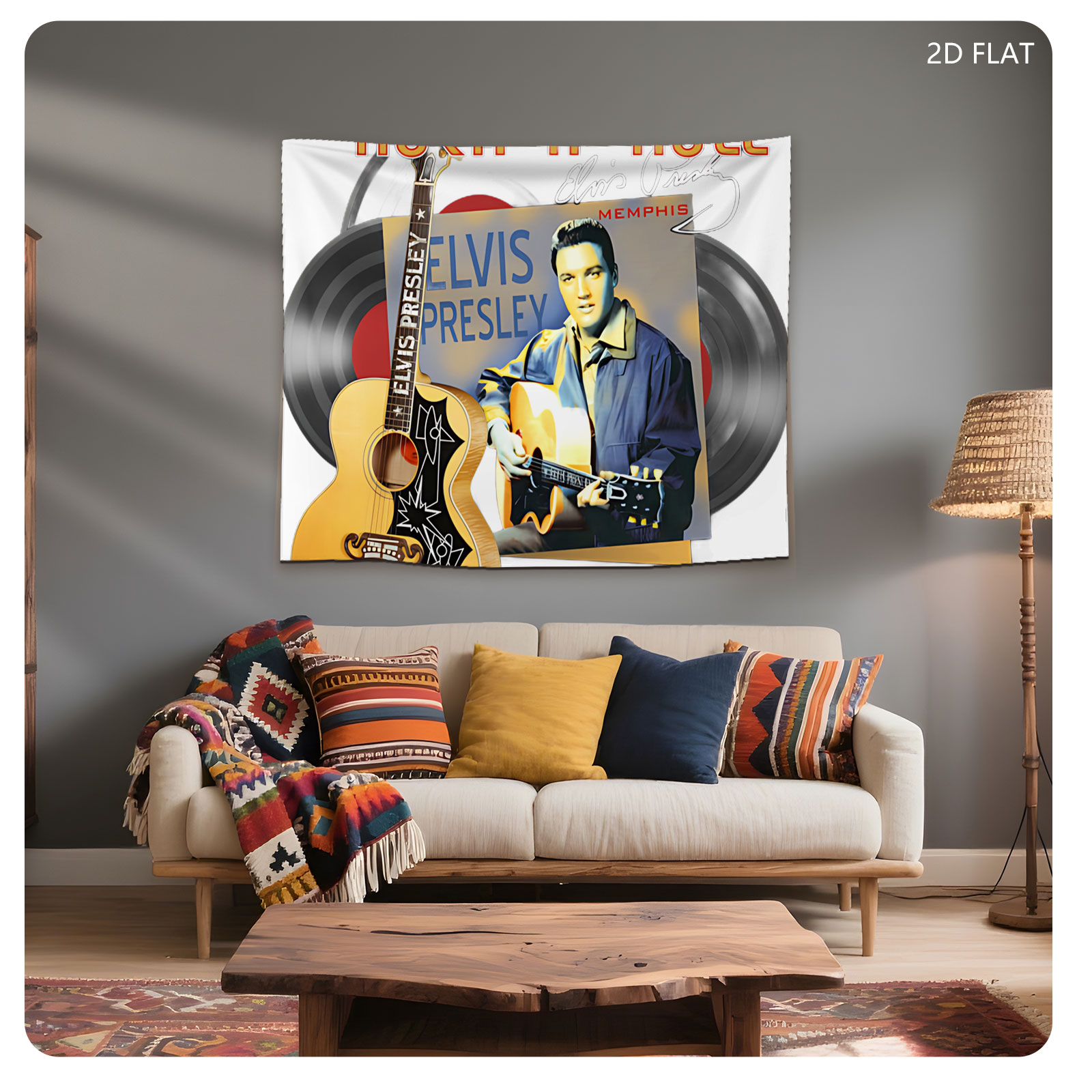 Elvis Presley: The King of Rock-N-Roll at Graceland, Memphis, Tennessee - Tapestry