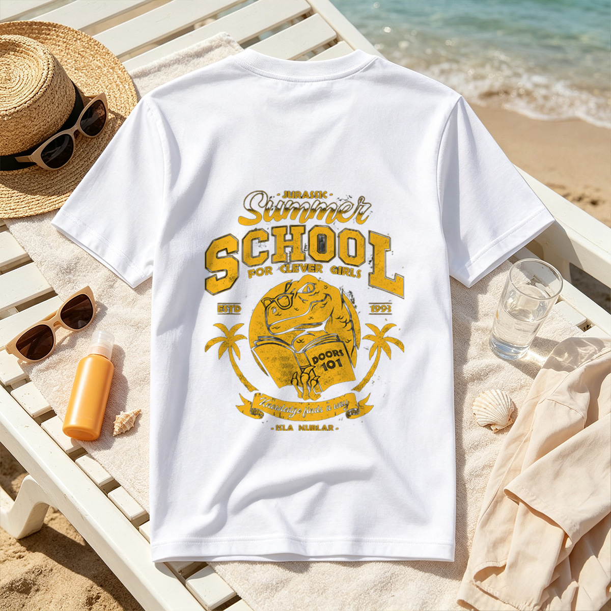 Jurassic Summer School for Clever Girls - Isla Nublar - Tee
