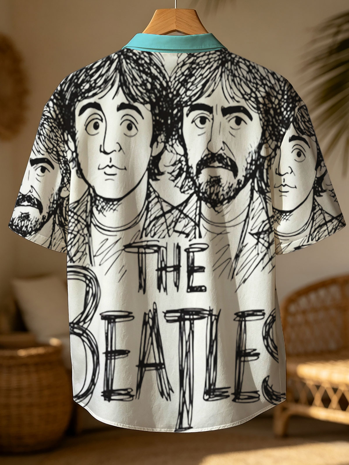 The Beatles Band Members Portrait Sketch -  Shirt
