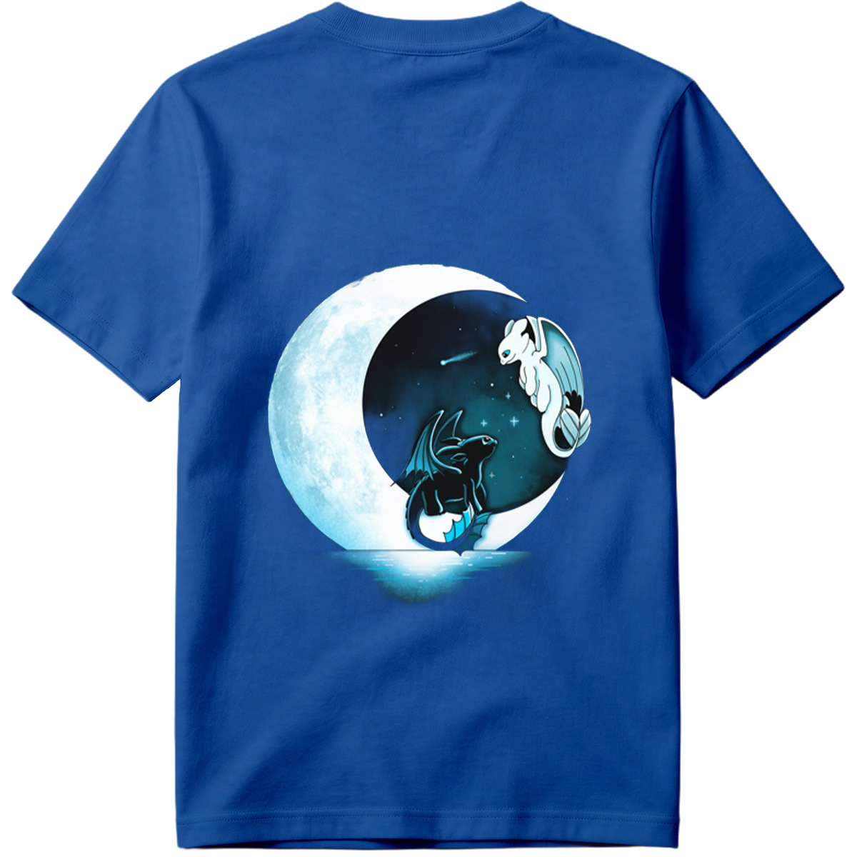 How to Train Your Dragon: Toothless and Light Fury Under the Moon - Tee