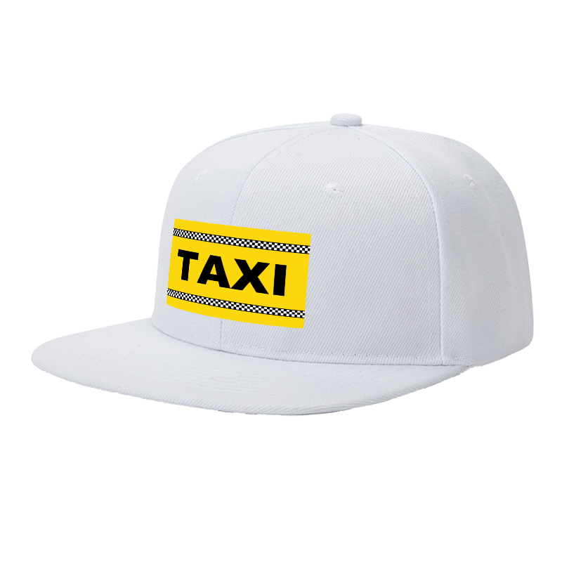 Flat Brim Baseball Cap Taxi Checkerboard Print Streetwear Underground Skate Style for Urban Streets Basketball Courts and Skate Parks Designed for Skaters Rappers and Street Culture Enthusiasts