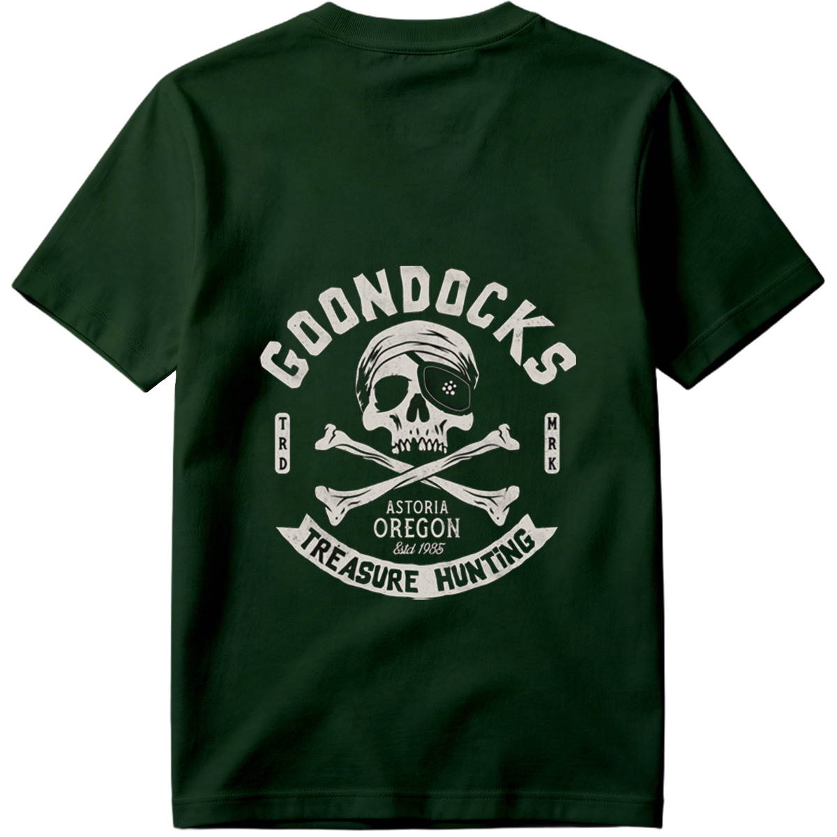 Goondocks Treasure Hunting Skull Logo - Tee
