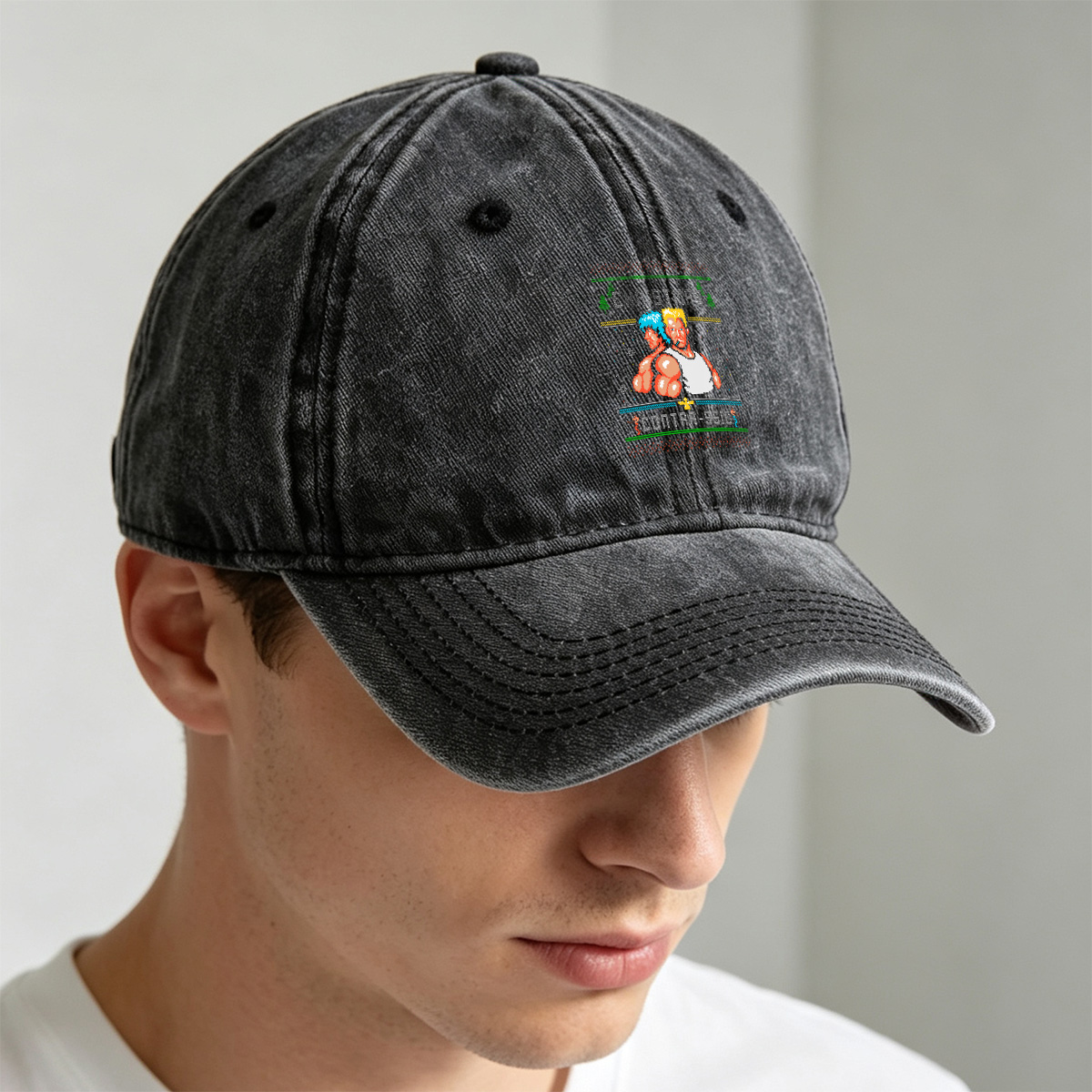 Christmas Contra-ssic: Bill and Lance - Washed Denim - Baseball Cap