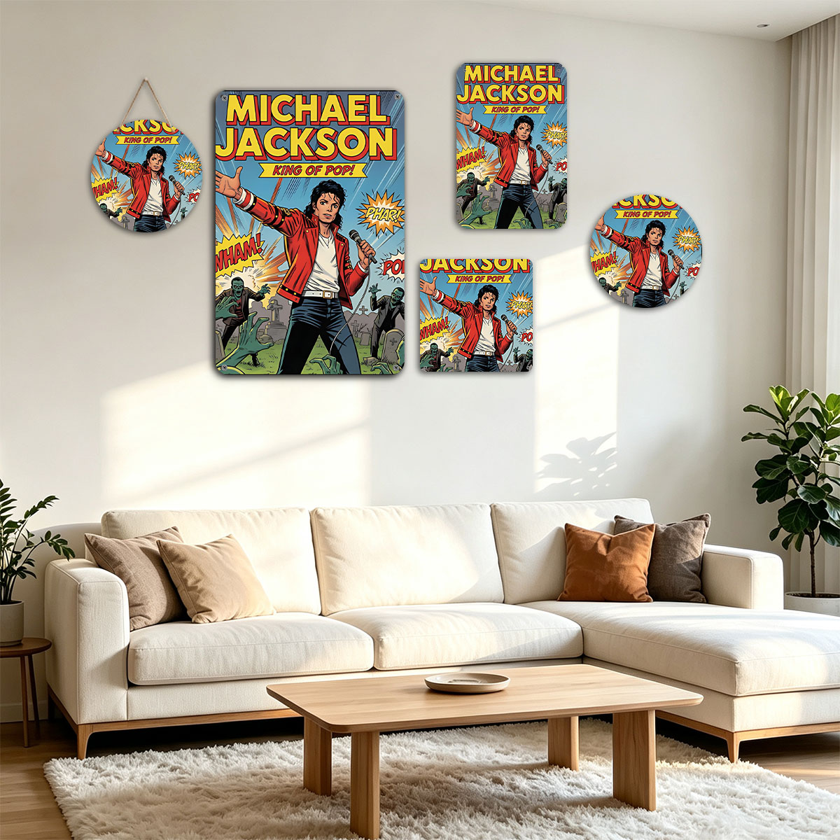 Michael Jackson: King of Pop! Zombies Attack - painting