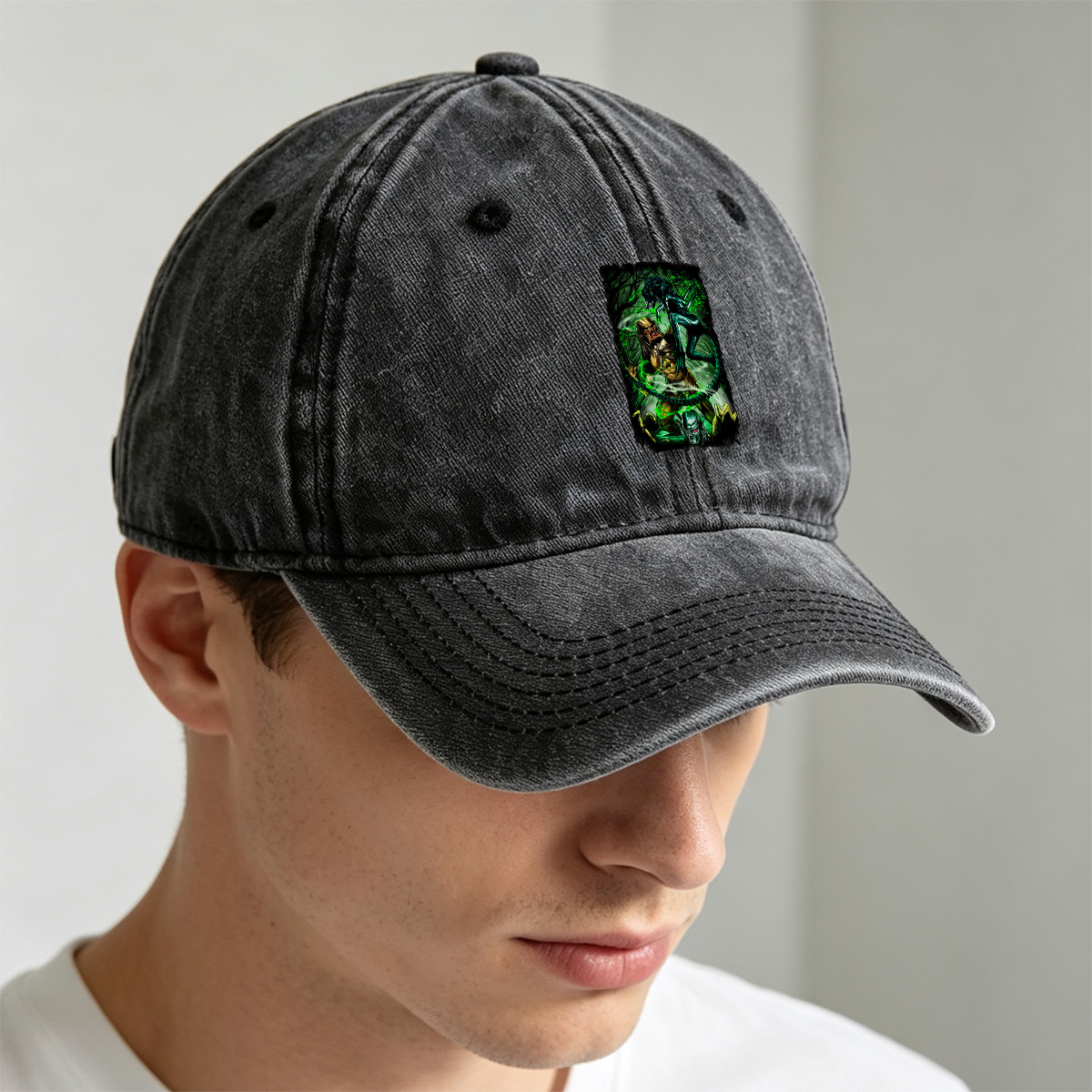 Aliens vs Predator: Xenomorph vs Yautja - Washed Denim - Baseball Cap