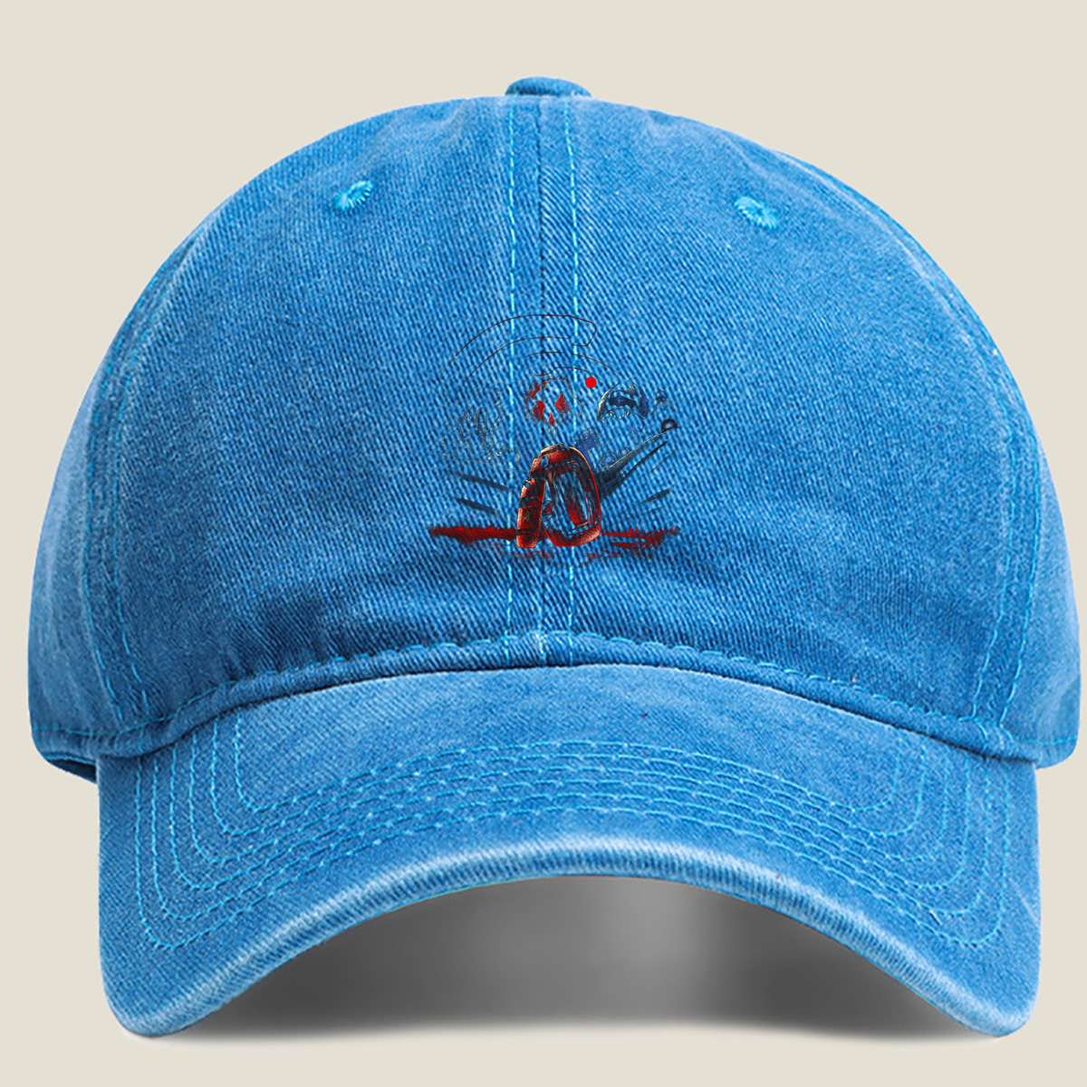 Metroid: Samus and the Chozo Ruins - Washed Denim - Baseball Cap