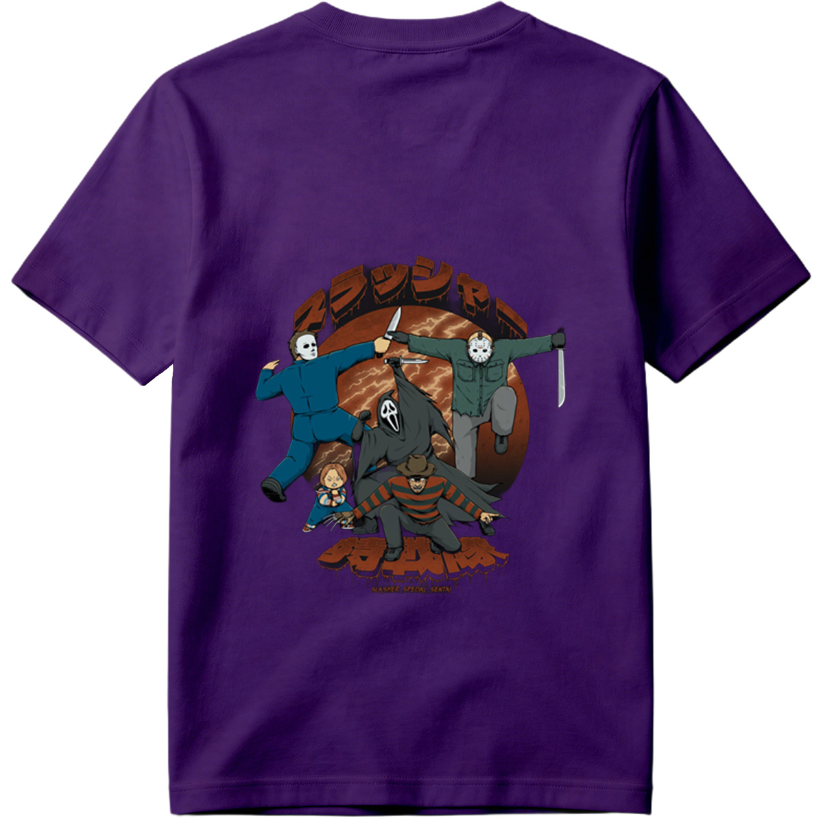 Slasher Special Sentai: Michael, Jason, Ghostface, Chucky, and Tiffany - Tee