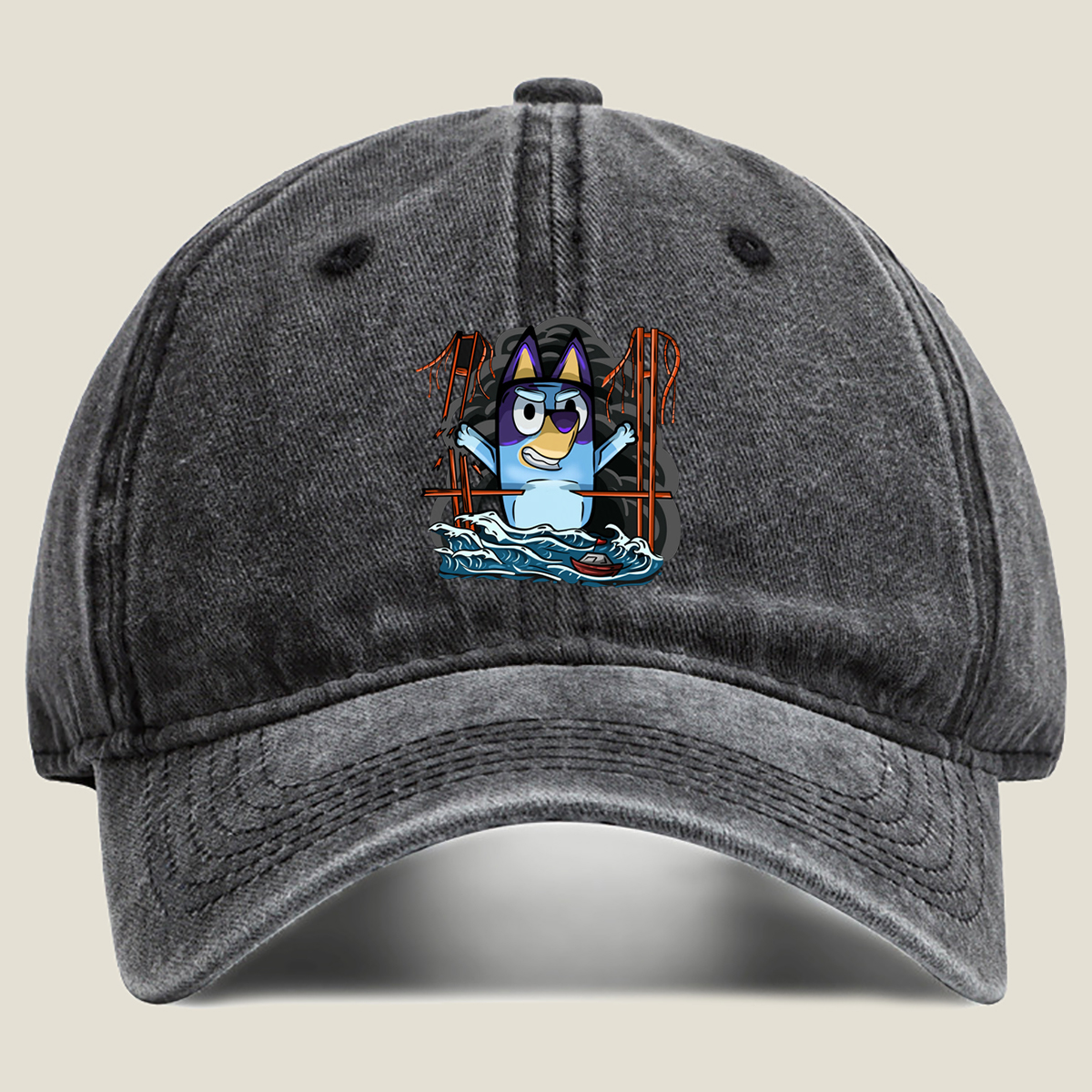 Bluey Pirate Adventure - Washed Denim - Baseball Cap