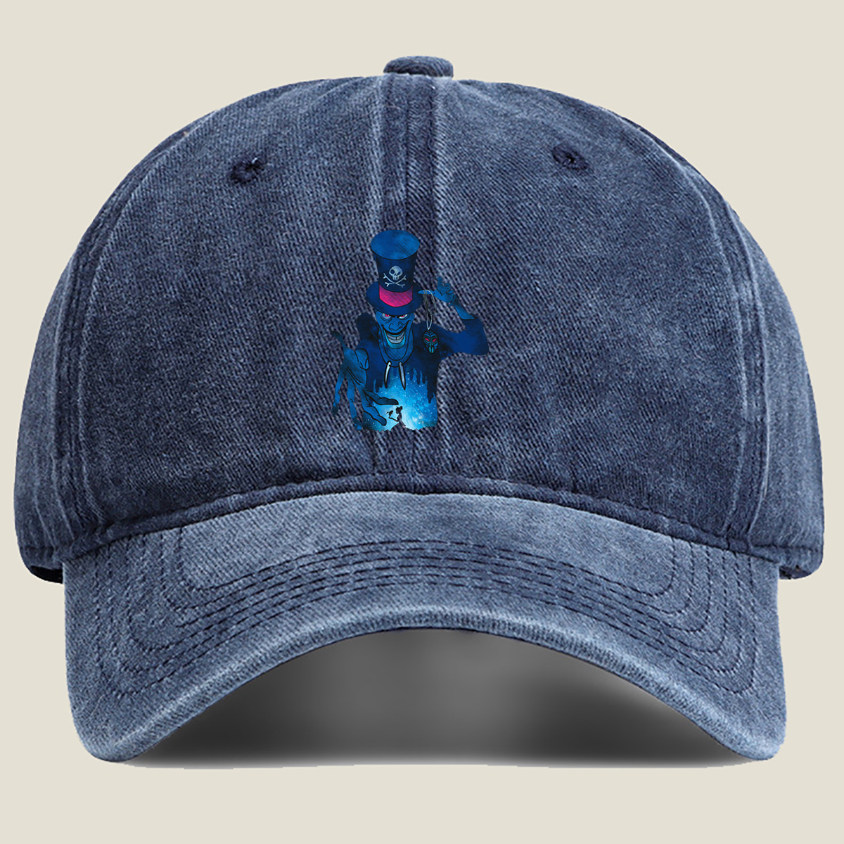 Hades and Percy Jackson - Washed Denim - Baseball Cap