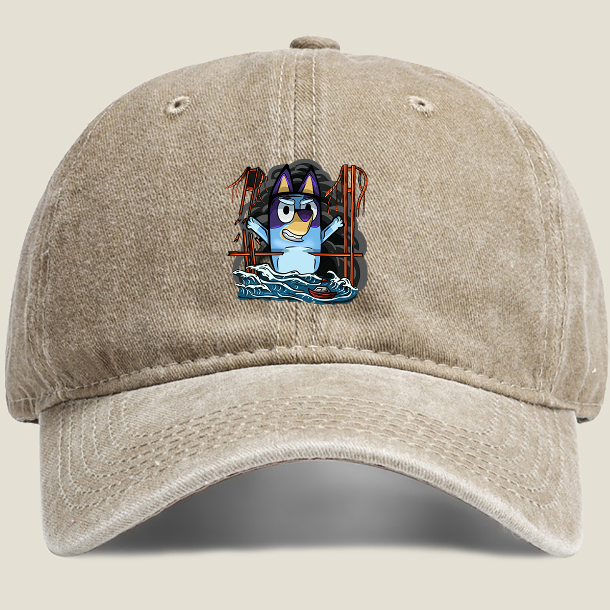 Bluey Pirate Adventure - Washed Denim - Baseball Cap