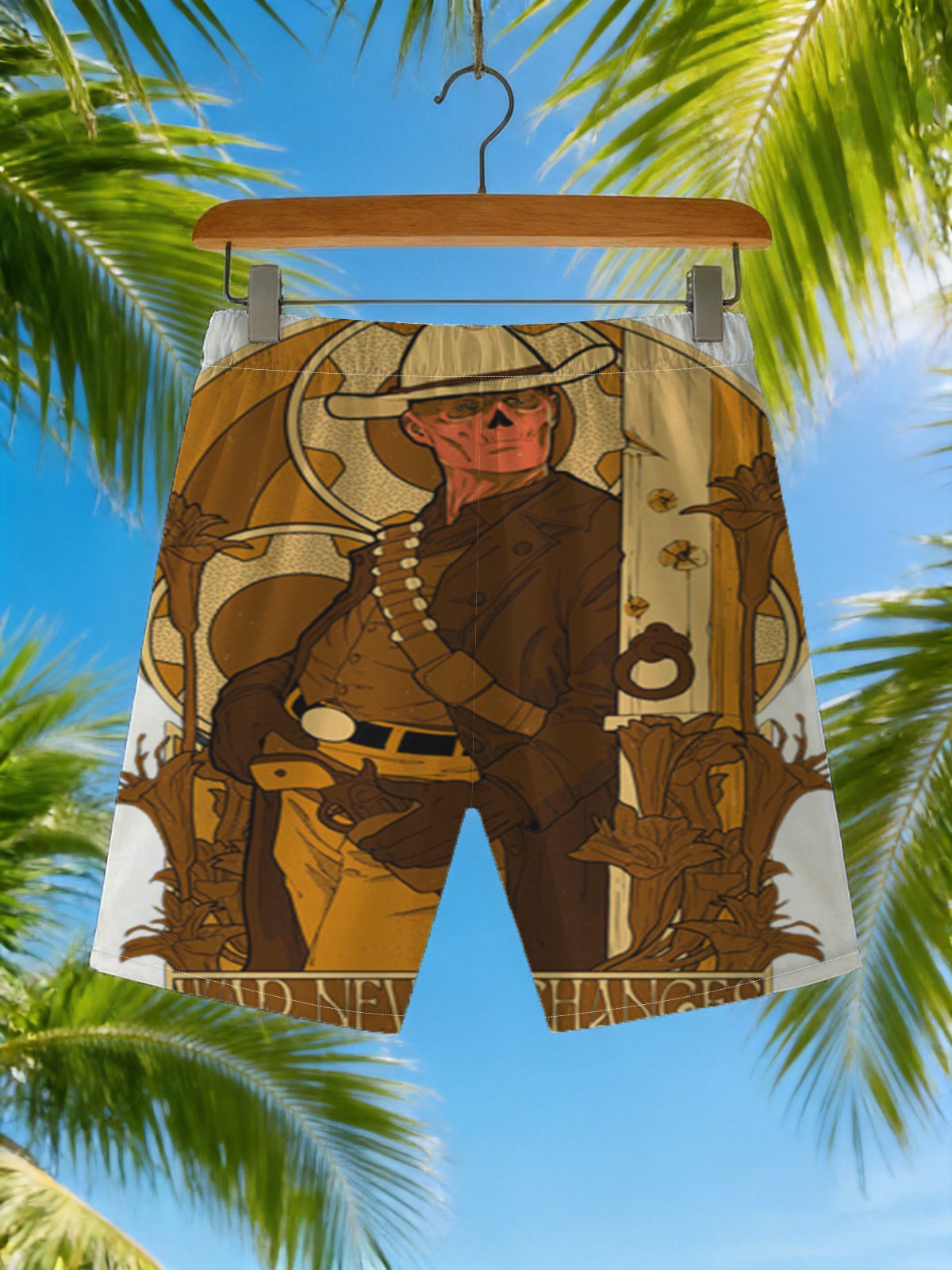 The Skull Cowboy: War Never Changes -  Beach shorts