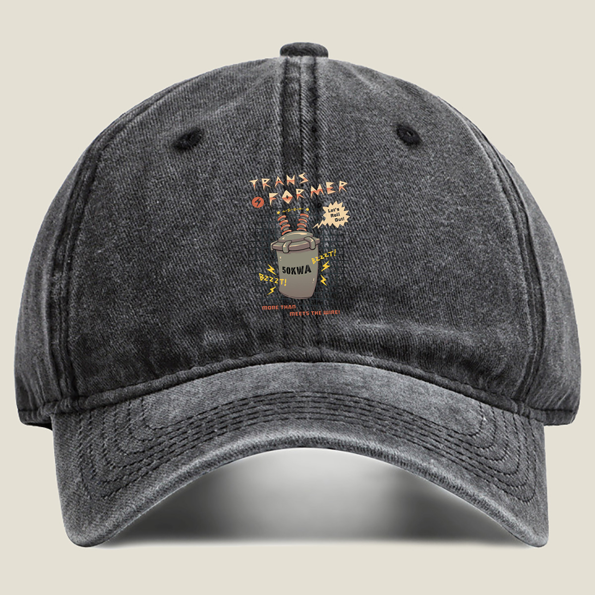 Transformer: Let's Roll Out! - Washed Denim - Baseball Cap
