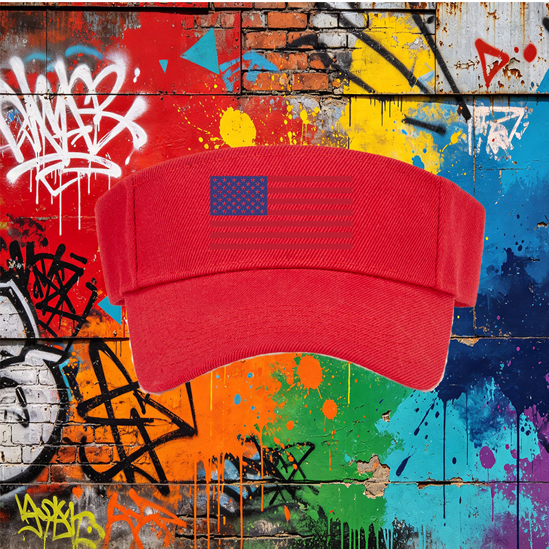 Unisex Classic Mesh Back Hat with American Flag Print - Lightweight Breathable Sun Protection Cap for Outdoor Activities, Perfect for Adults Seeking Patriotic Style in Summer Sports, Hiking, and Casual Wear