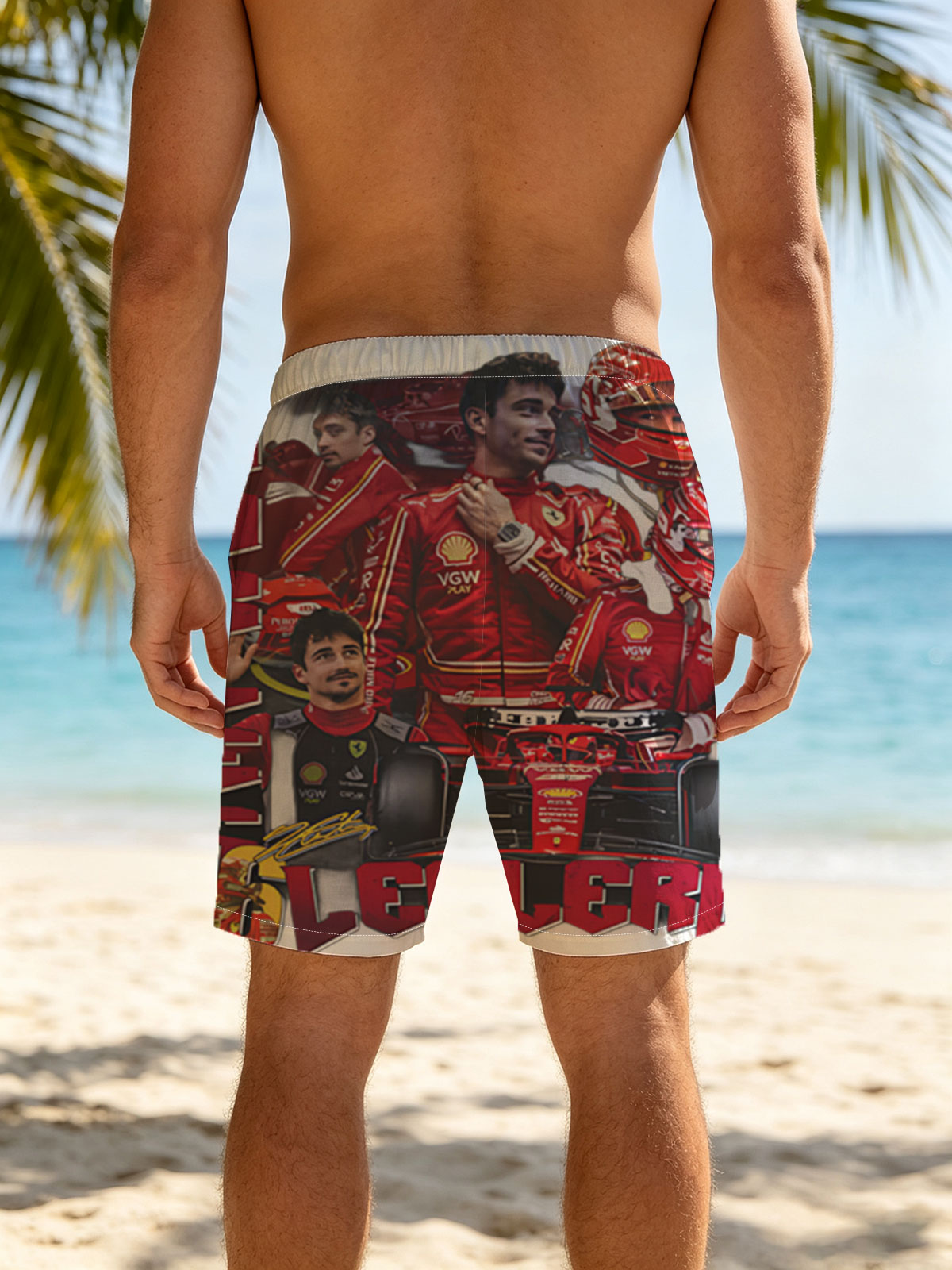 Charles Leclerc Ferrari F1 Driver 2023 Season Highlights -  Beach shorts