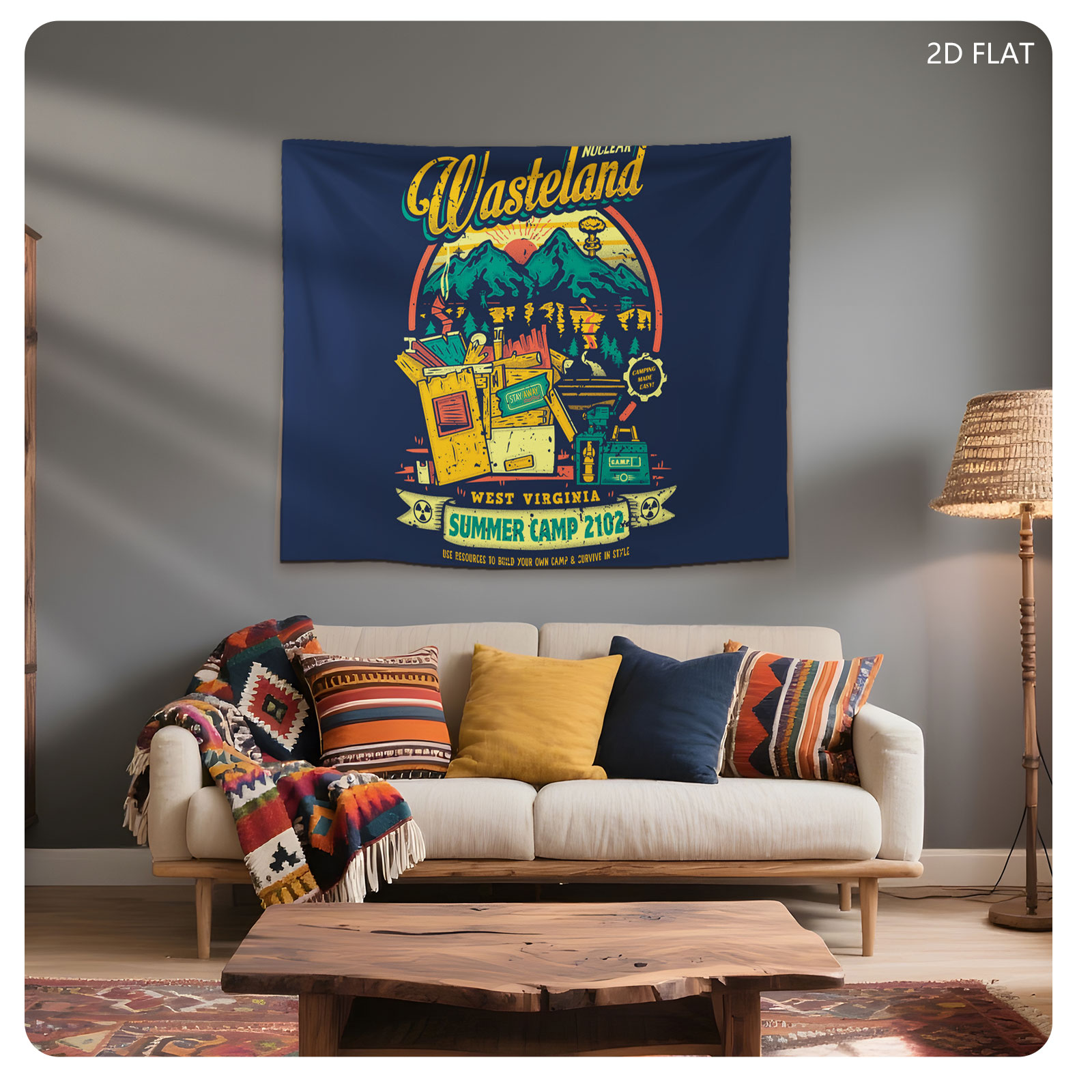 Nuclear Wasteland: West Virginia Summer Camp 2102 – Post-Apocalyptic Camping Adventure - Tapestry