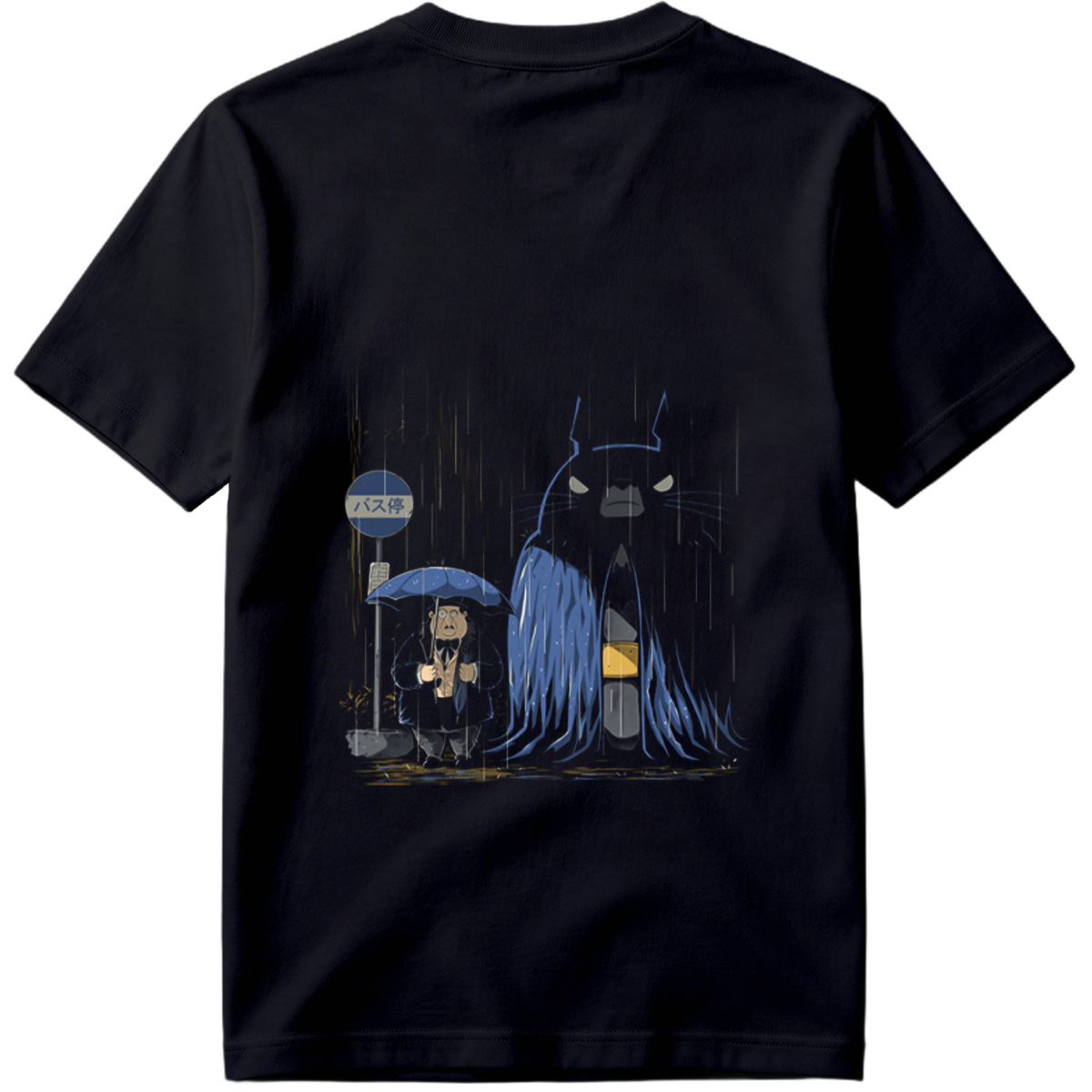 Batman and Alfred at the Bus Stop - Tee