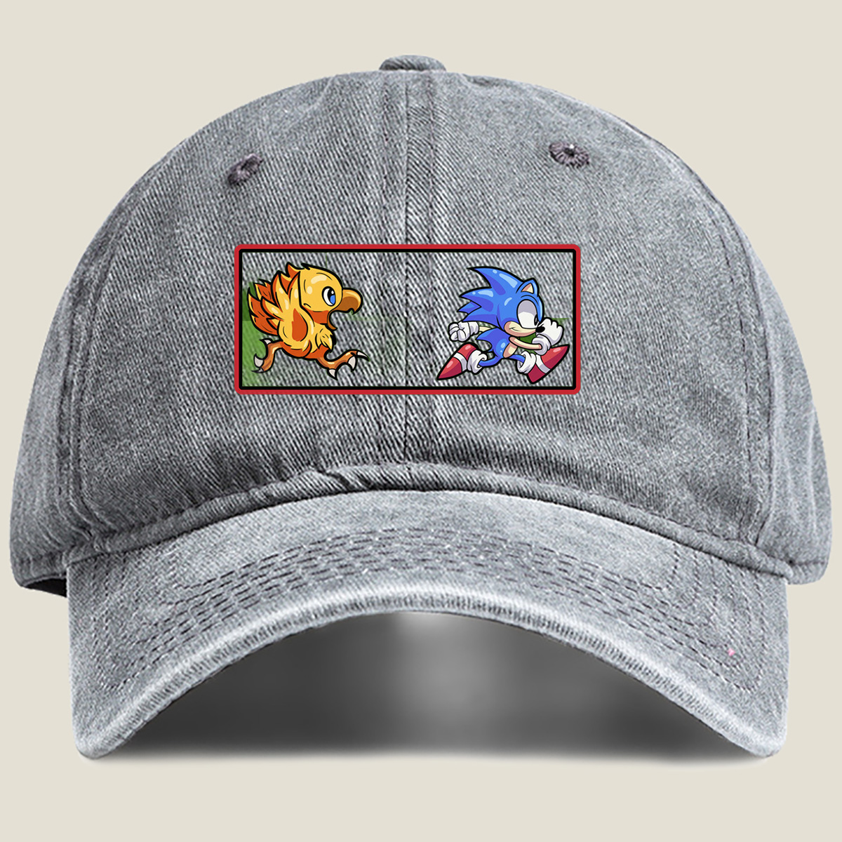 Sonic and Chao Race - Washed Denim - Baseball Cap