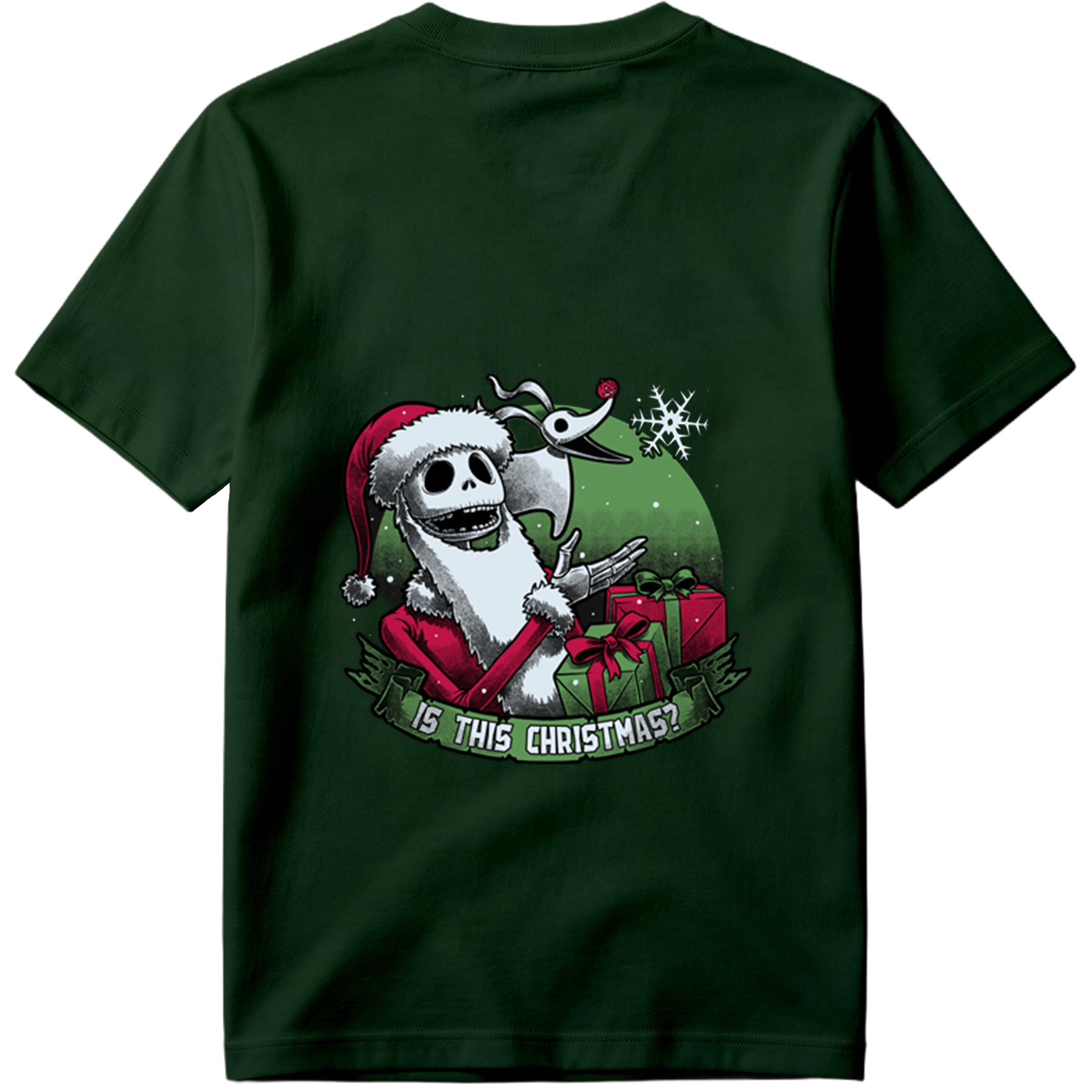 Jack Skellington and Zero - Is This Christmas? - Tee