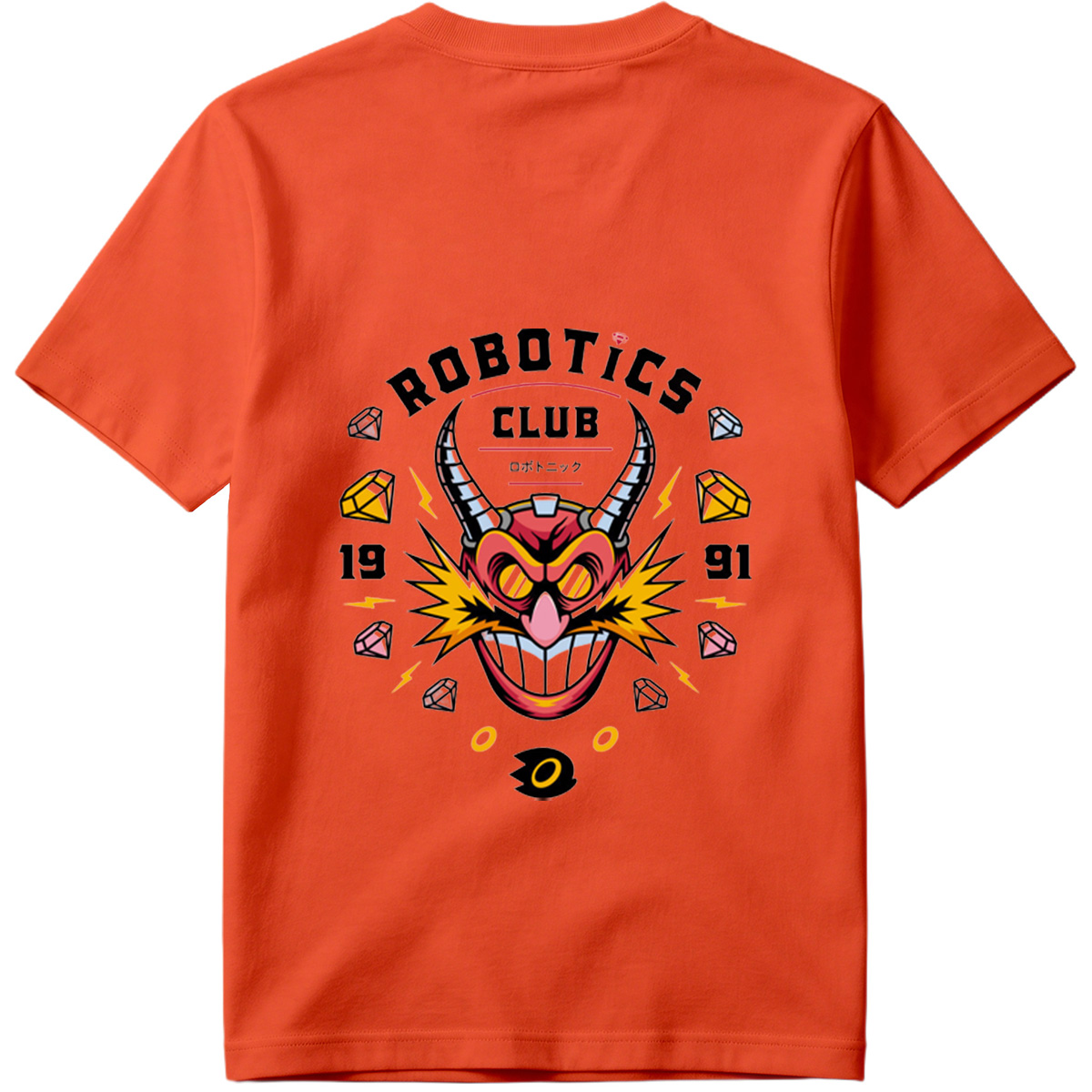 Robotics Club - Devil Robot Character Design - Tee