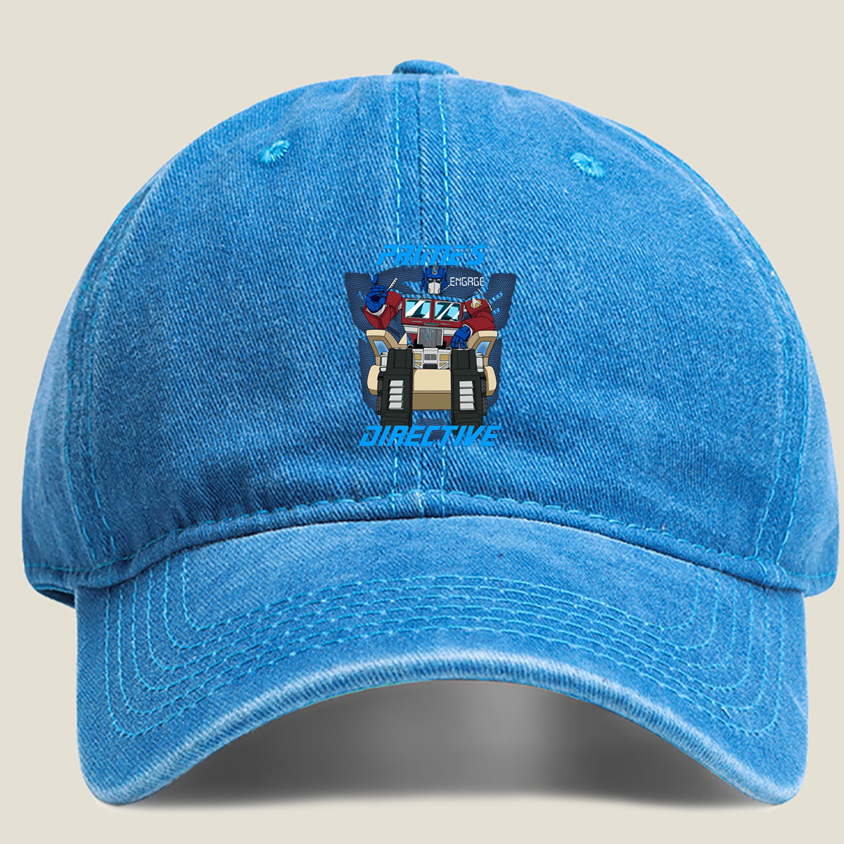 Transformers: Optimus Prime's Directive - Washed Denim - Baseball Cap