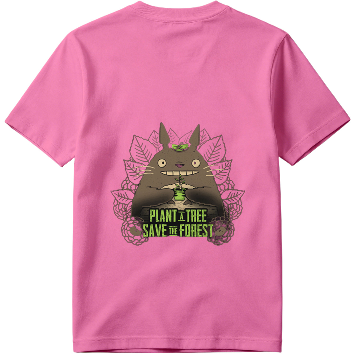 Totoro Plant a Tree Save the Forest - Tee