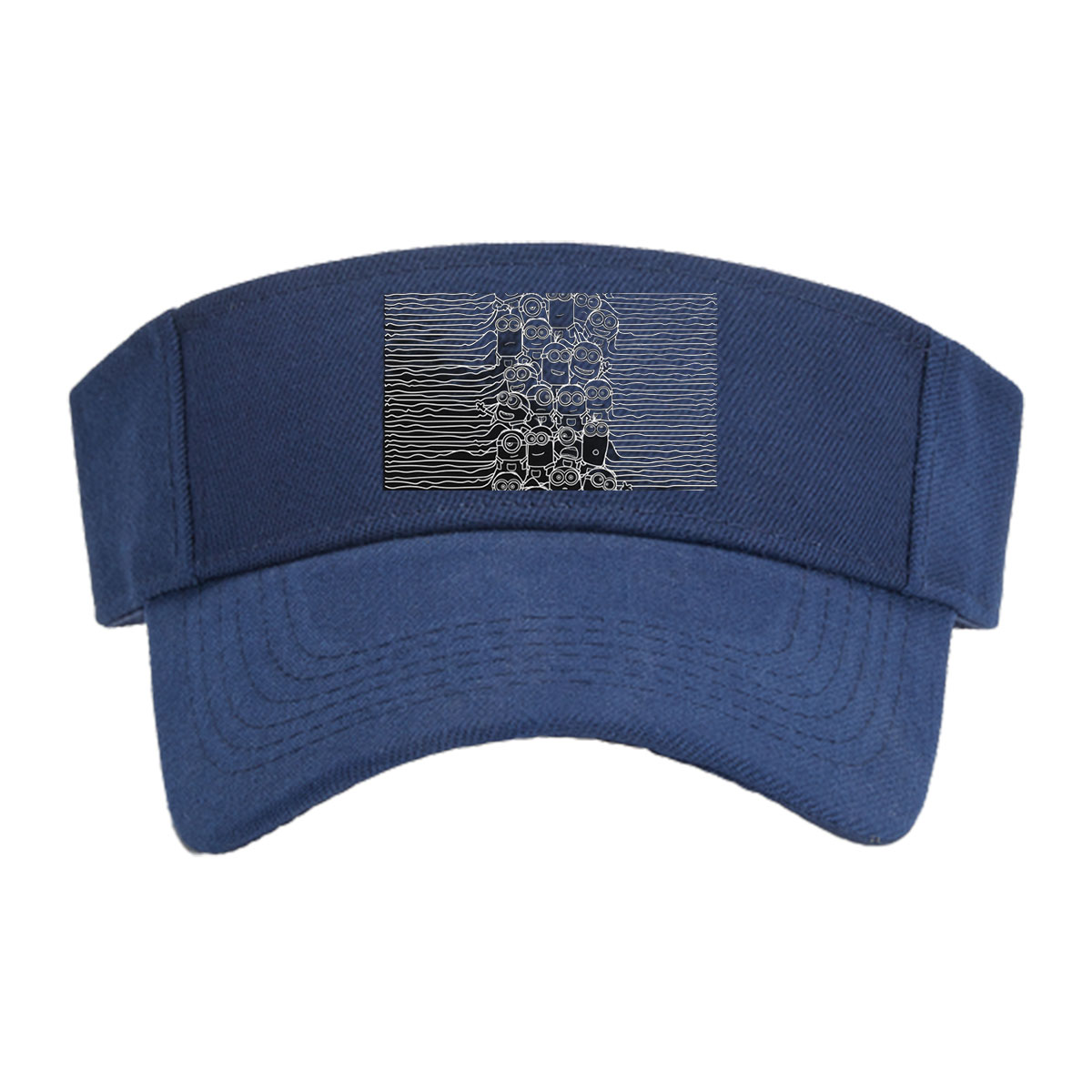 Minions Stack in Black and White Art -  Visor cap
