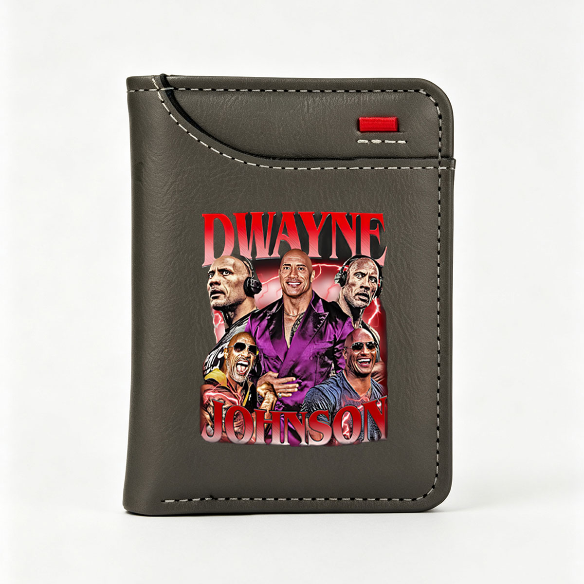Dwayne Johnson: The Rock's Iconic Moments and Roles - Vertical Style Wallet