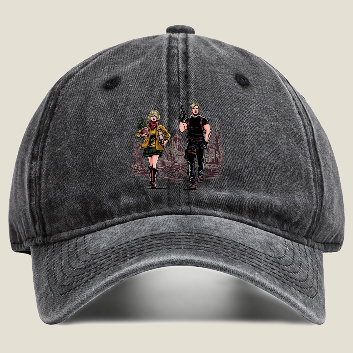 Resident Evil: Claire and Chris - Washed Denim - Baseball Cap