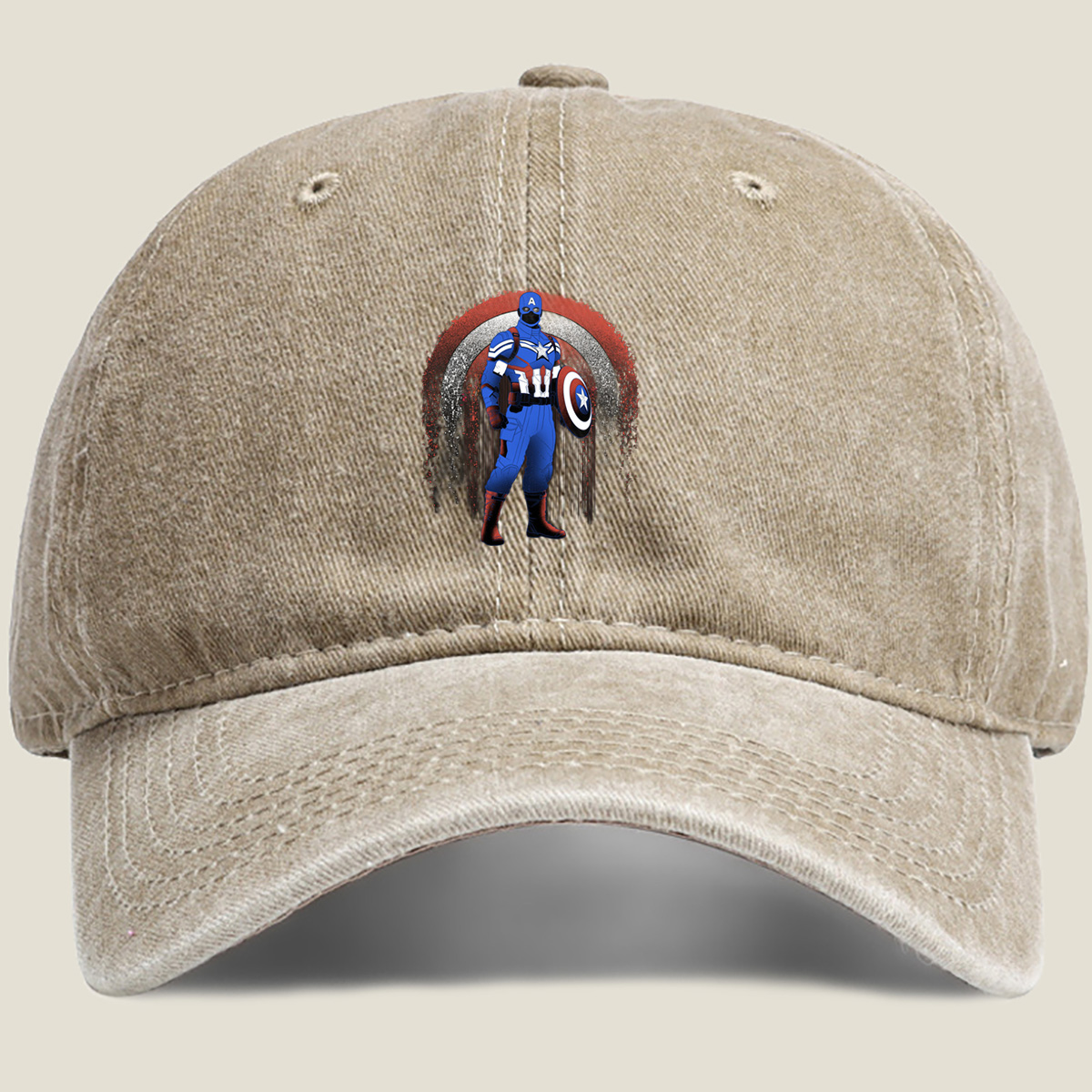Captain America: The First Avenger - Washed Denim - Baseball Cap