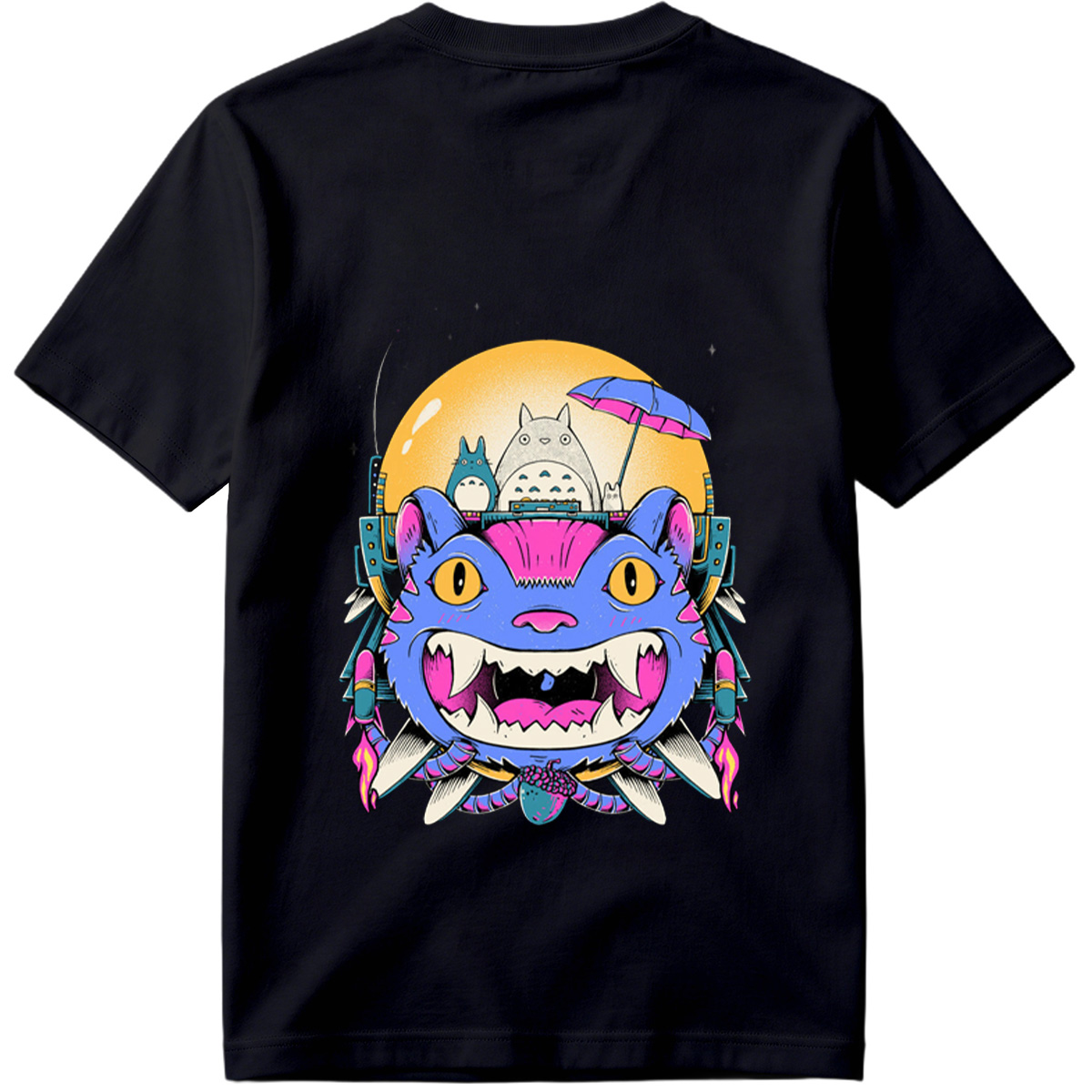 Totoro and the Cosmic Cat - Tee