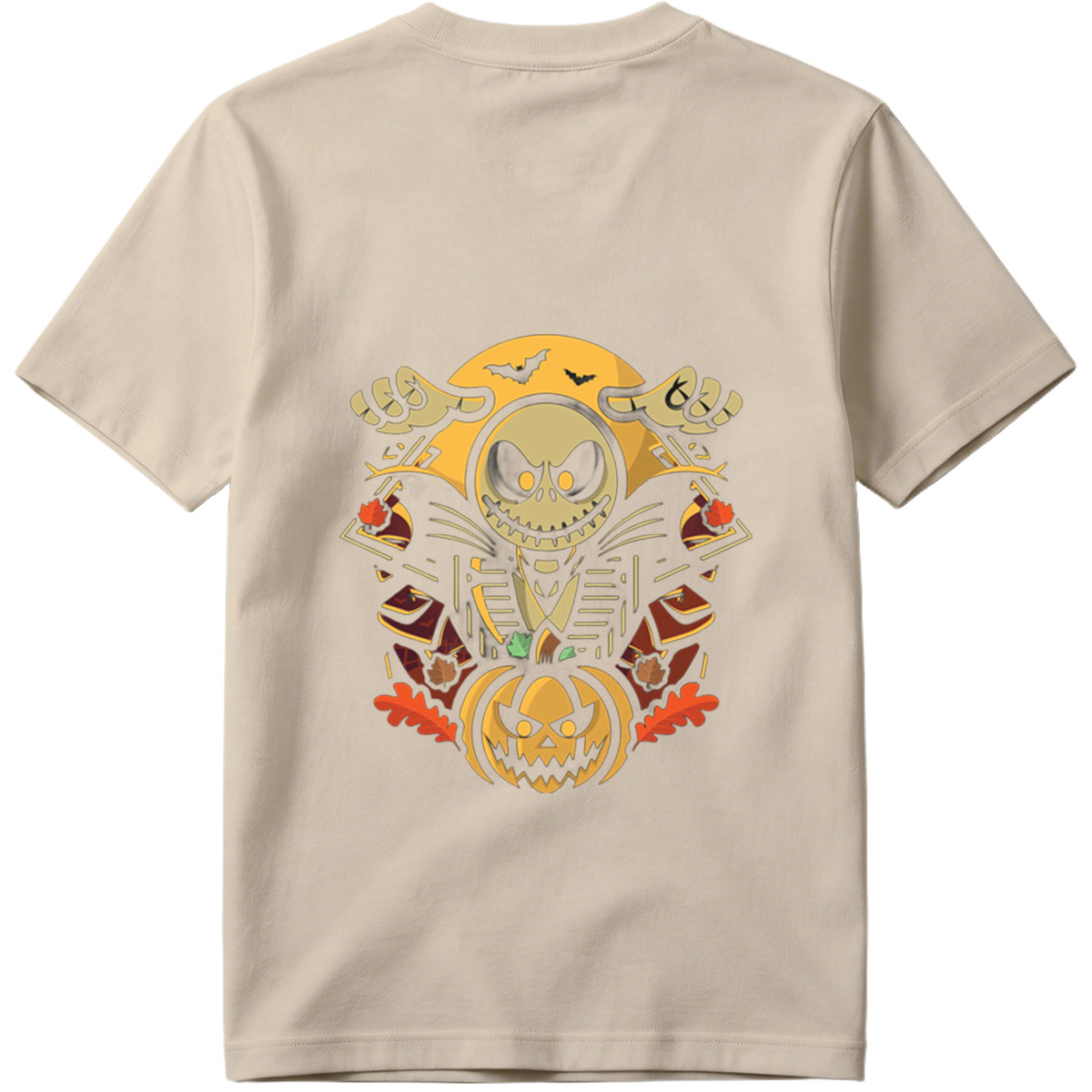 Jack Skellington and Pumpkin King Halloween Design - Tee