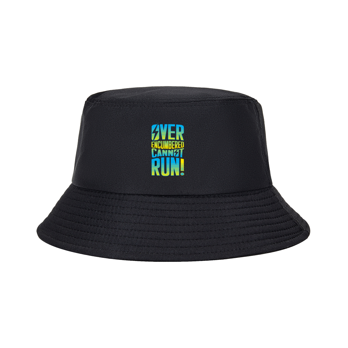Over Encumbered Cannot Run! - Fisherman's Hat