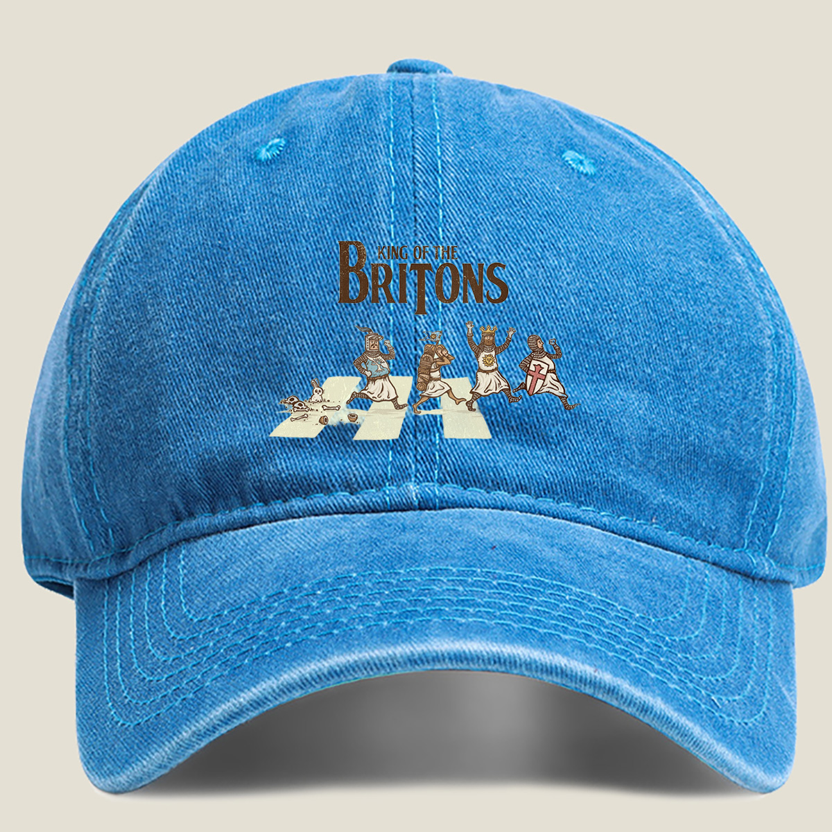 King of the Britons: Knights in Pursuit - Washed Denim - Baseball Cap