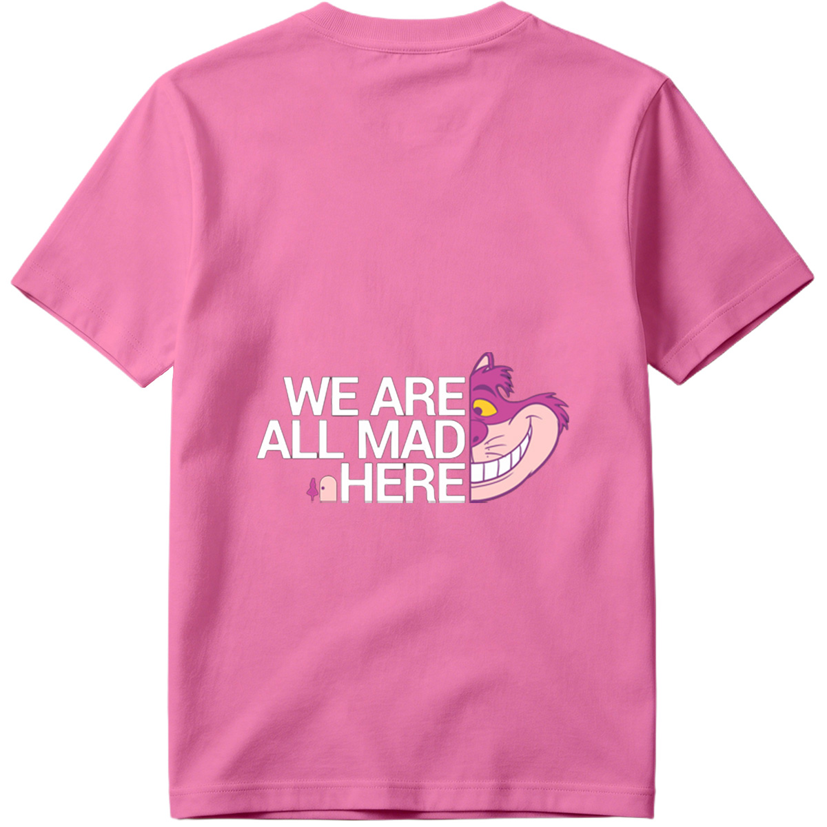 Alice in Wonderland - Cheshire Cat: We Are All Mad Here - Tee