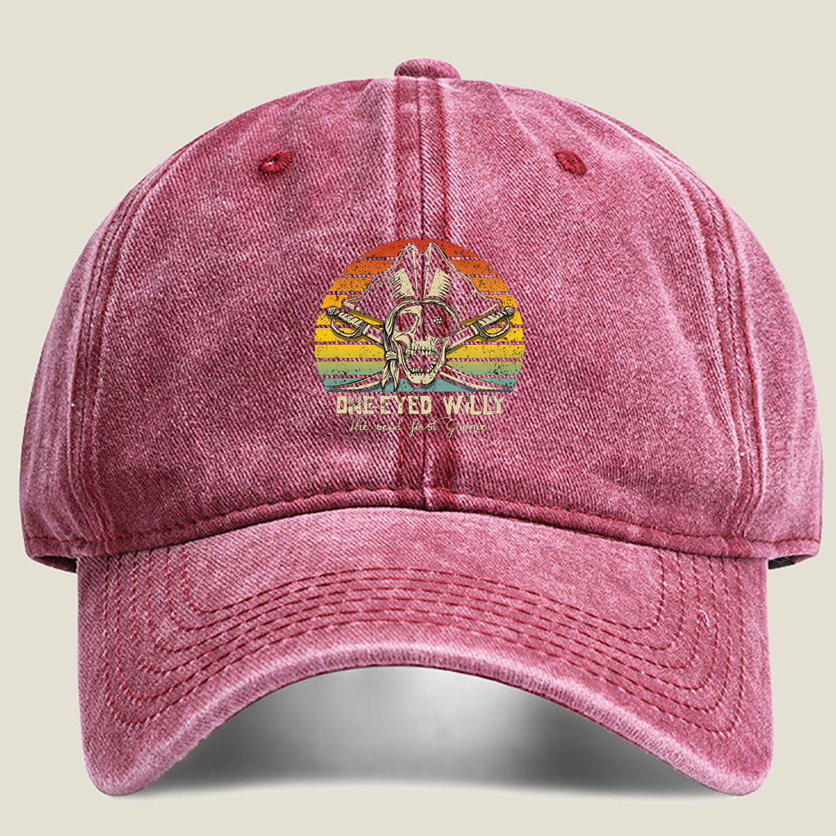 One-Eyed Willy: The Real First Goonie - Washed Denim - Baseball Cap