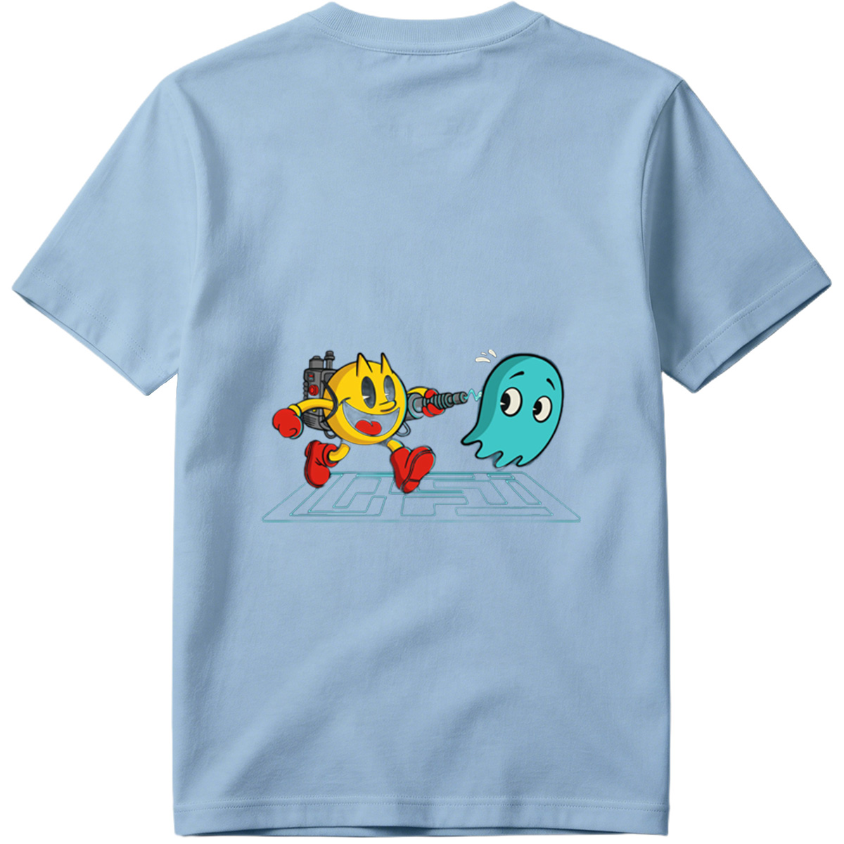 Pac-Man and Ghost in Action - Tee