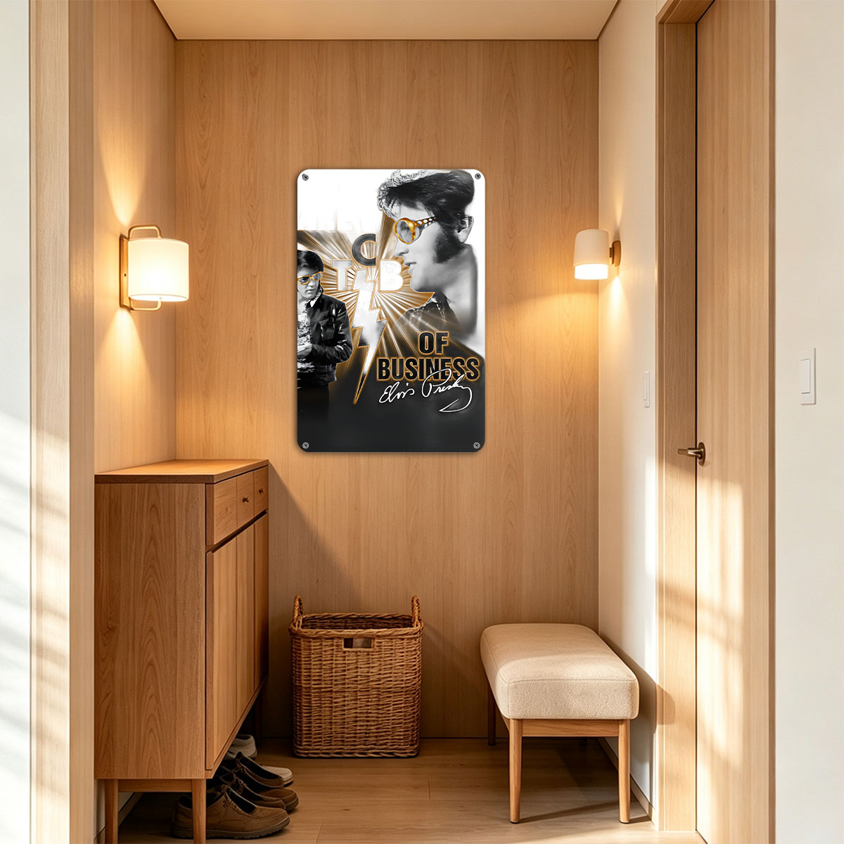 Elvis Presley - TCAB of Business: A Rock Legend's Iconic Style and Legacy - painting