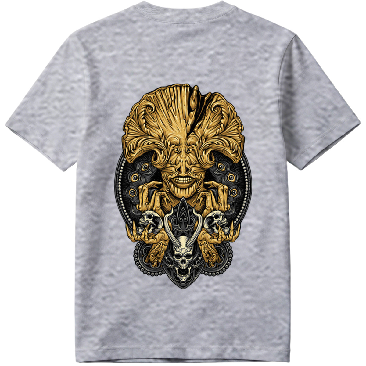 Alien vs. Predator: Golden Xenomorph and Skulls - Tee
