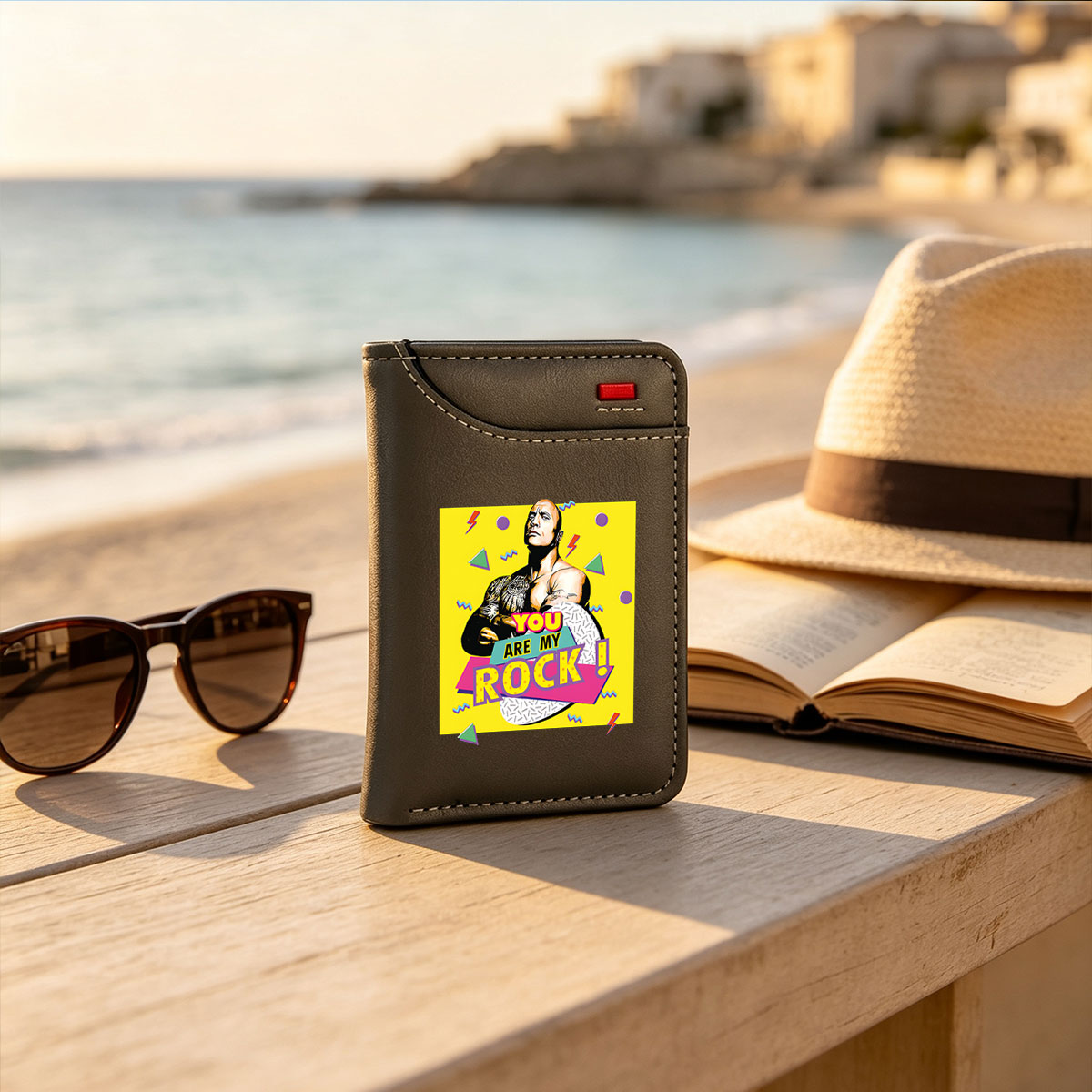 Dwayne Johnson You Are My Rock! - Vertical Style Wallet