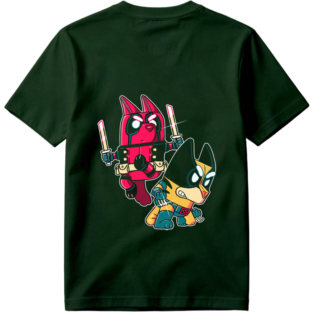 Deadpool and Batman: Chibi Heroes Clash - Tee