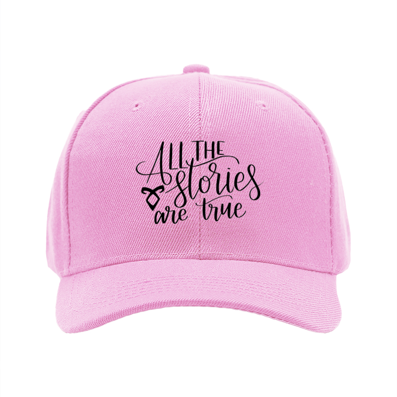 1pc New Baseball Cap All The Stories Are True Print Unisex Adjustable Hat for Outdoor Activities and Daily Wear Suitable for Adults and Teens